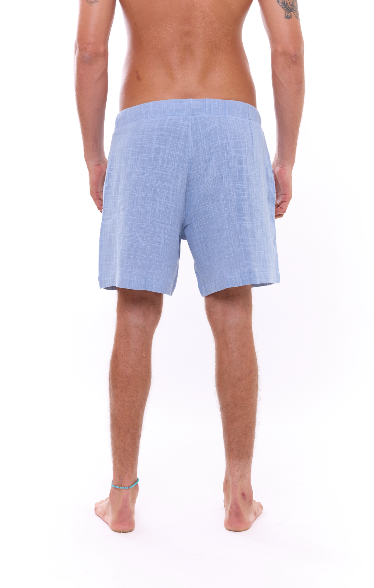 Blue texture - Unisex Cotton Shorts