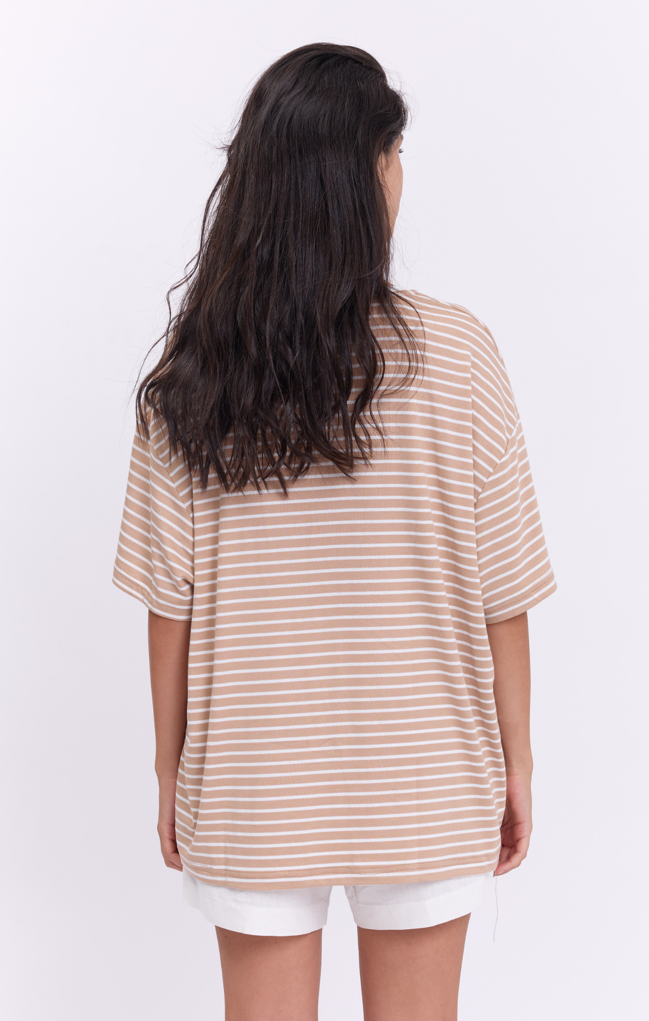 Beige Stripes T-Shirt