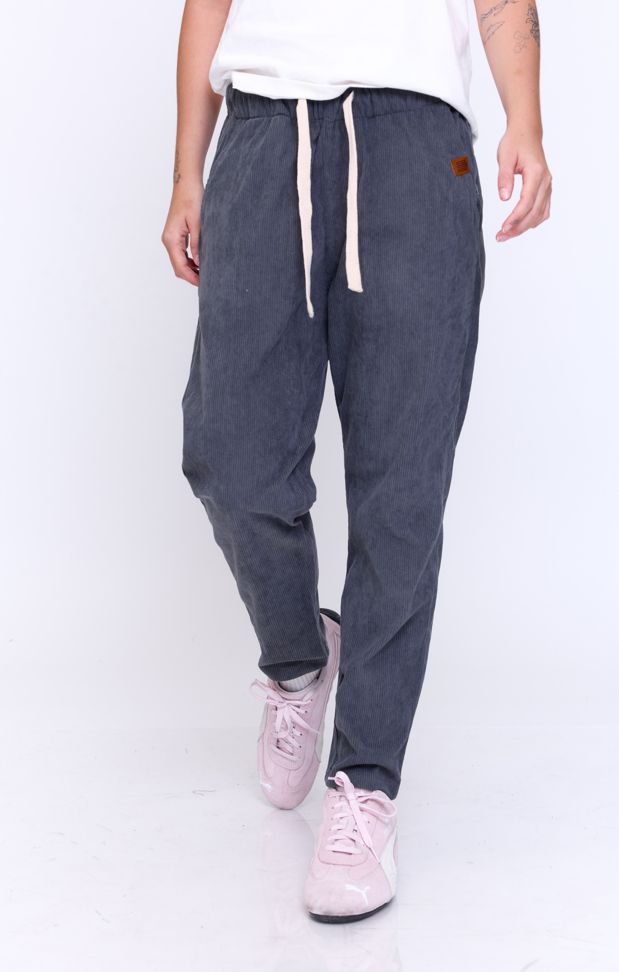Dark Gray- Corduroy Long Pants