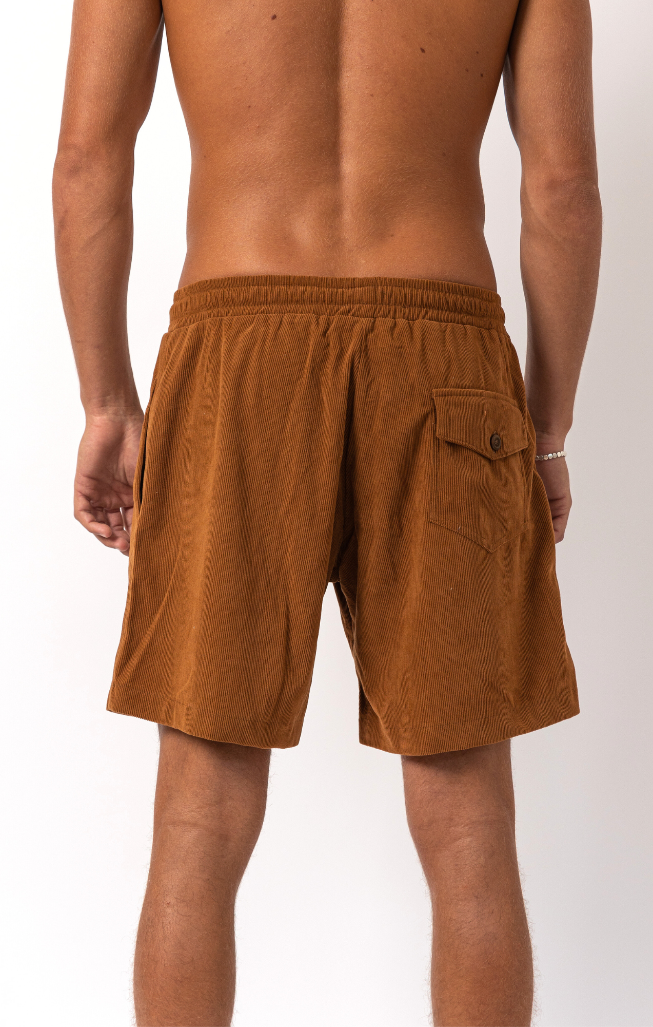 Brown- Corduroy Shorts