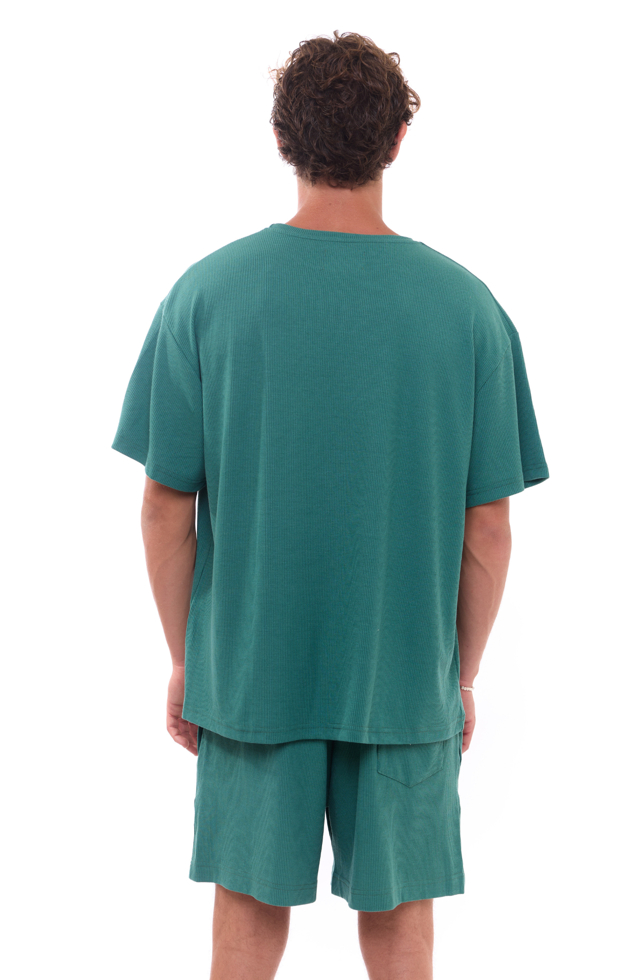 Turquoise - Waffle T-Shirt