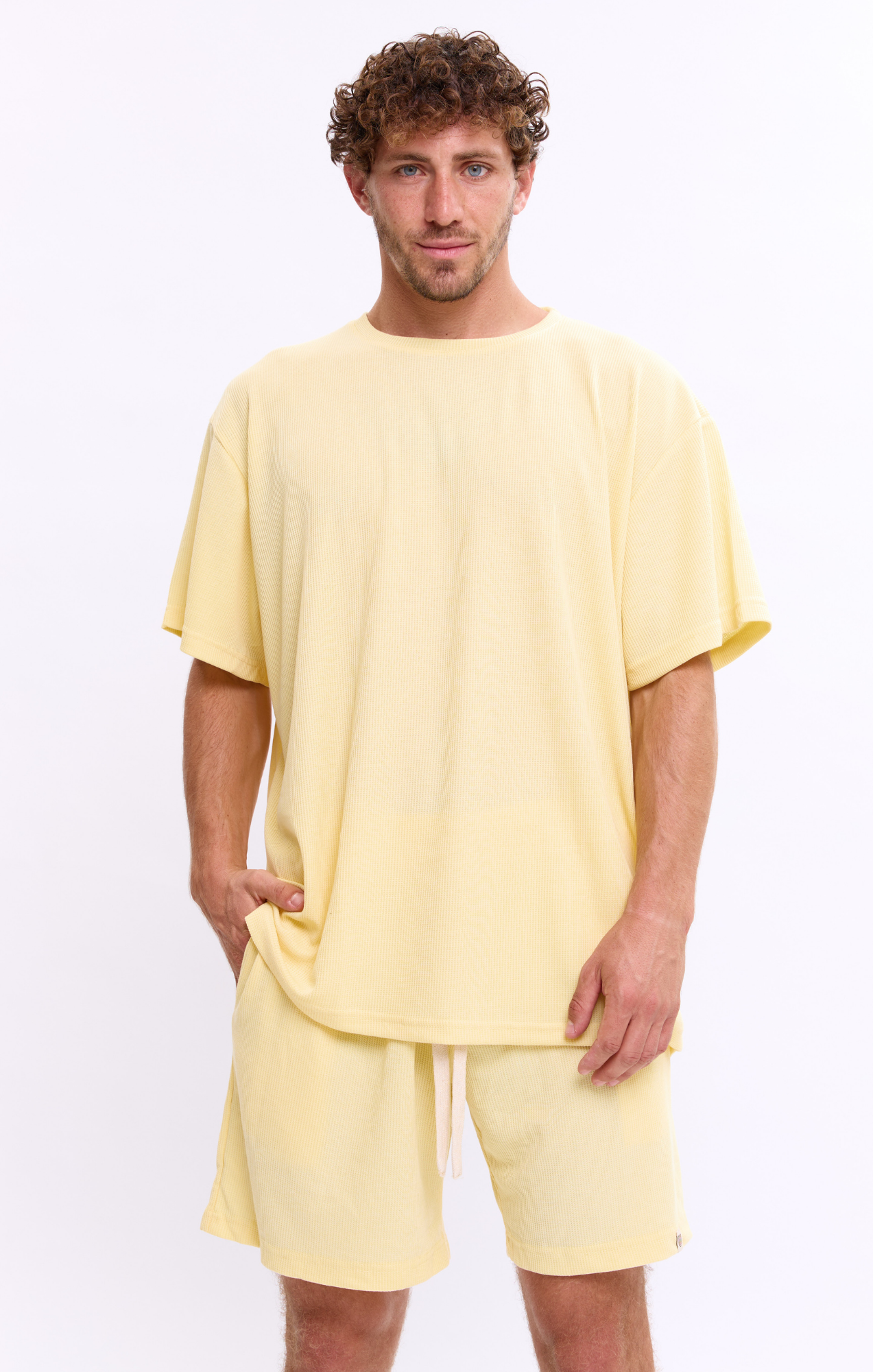 Yellow - Waffle T-Shirt