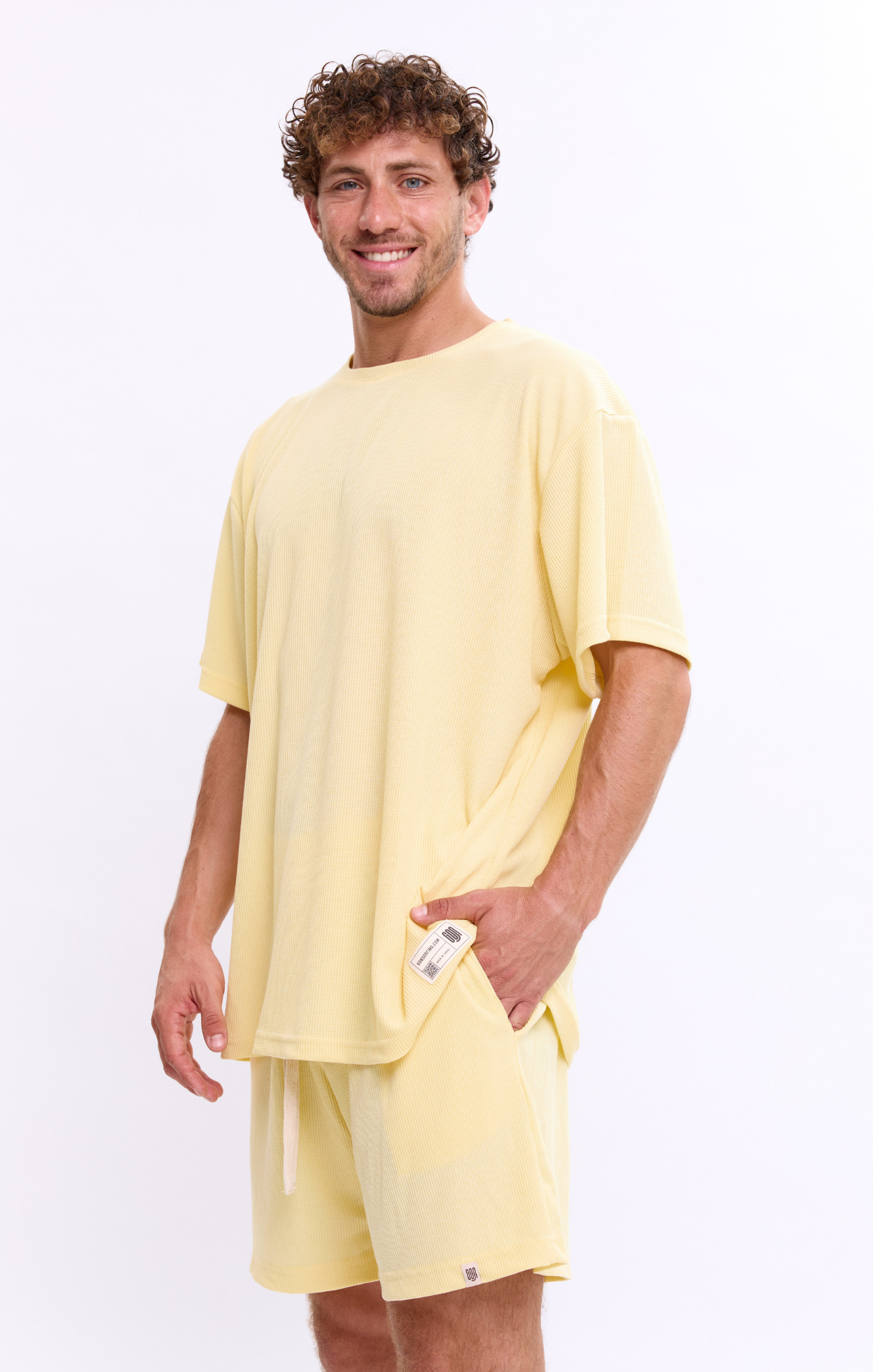 Yellow - Waffle T-Shirt