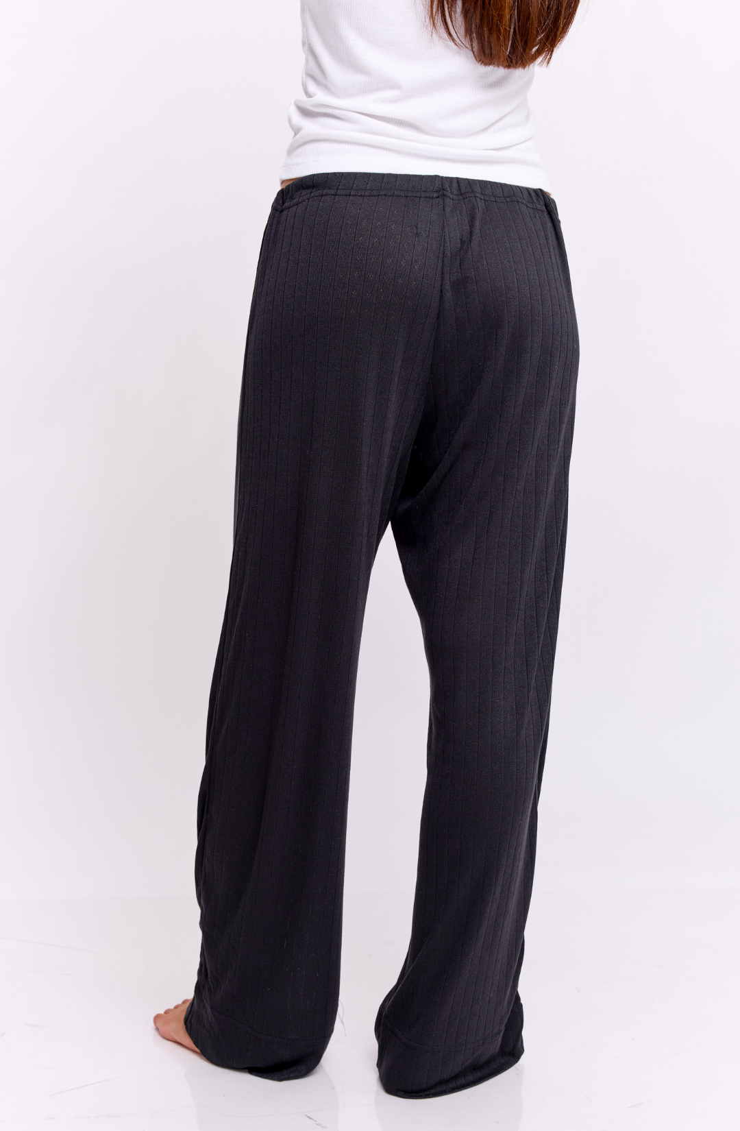 Black pointeil- long pants
