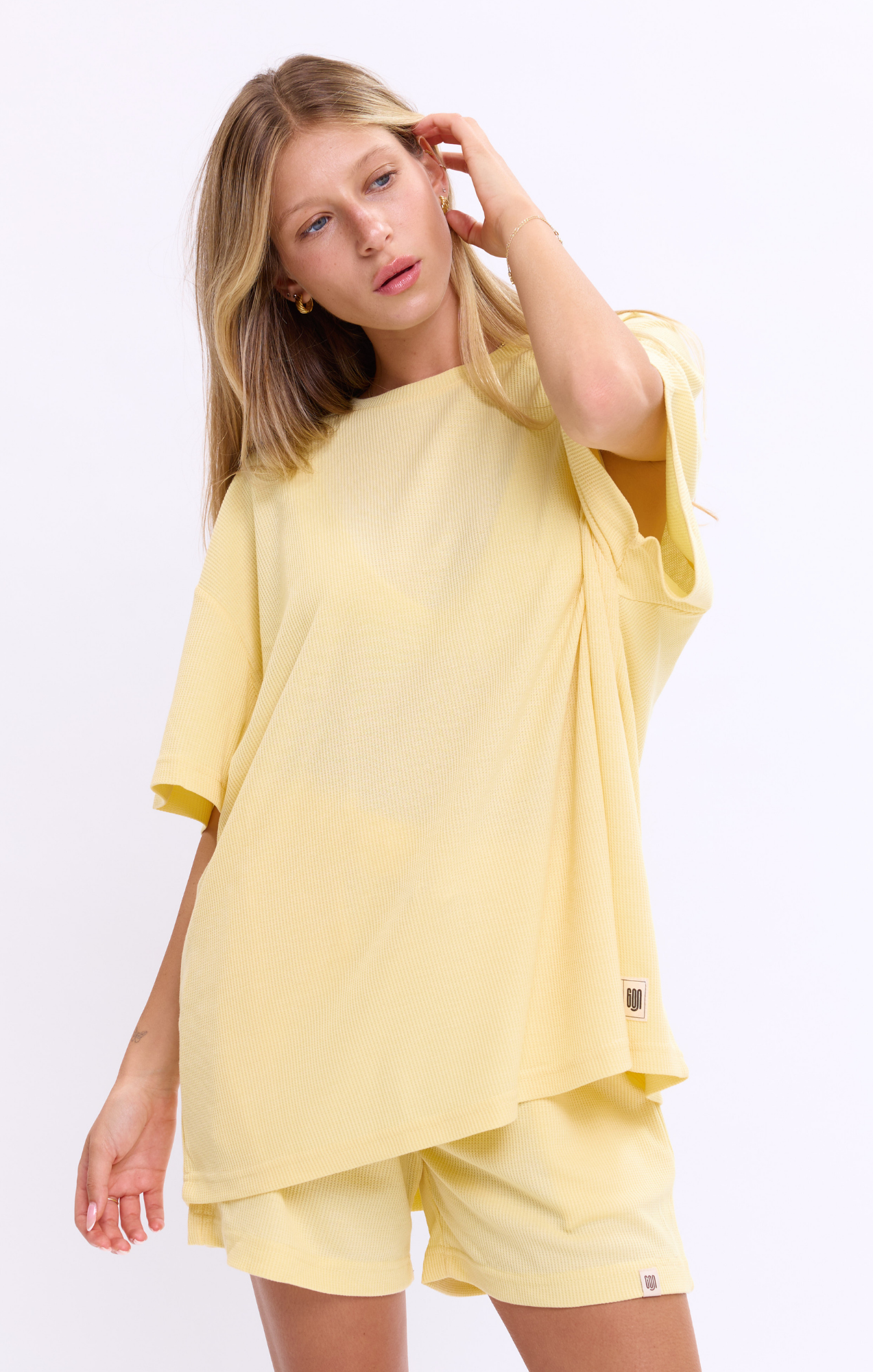 Yellow - Waffle T-Shirt