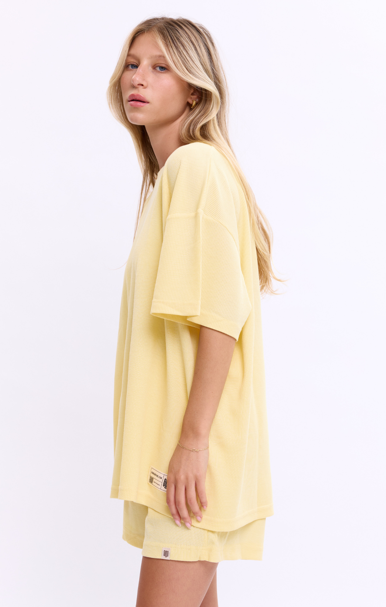 Yellow - Waffle T-Shirt