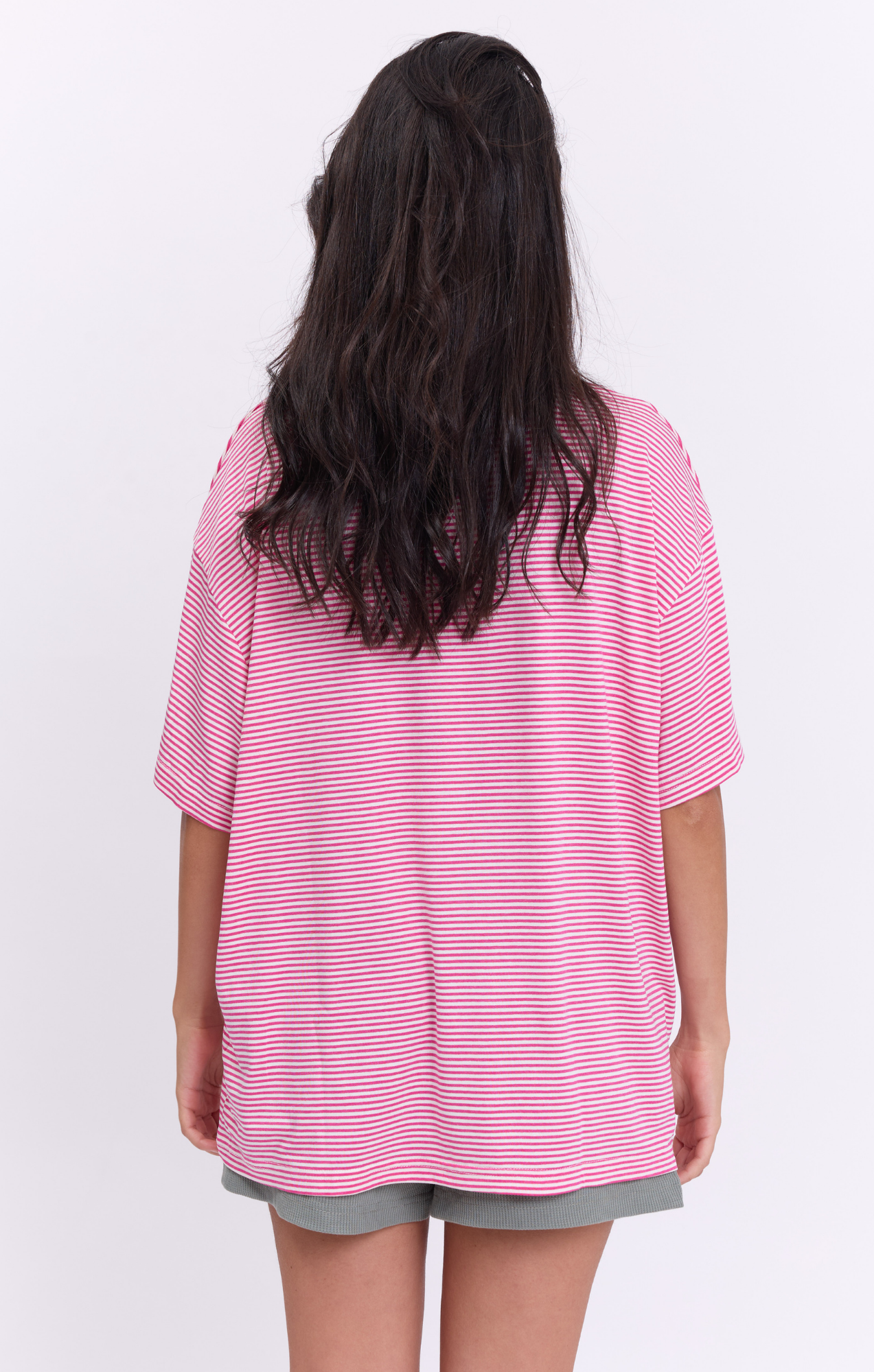 Pink Stripes - Oversize T-Shirt