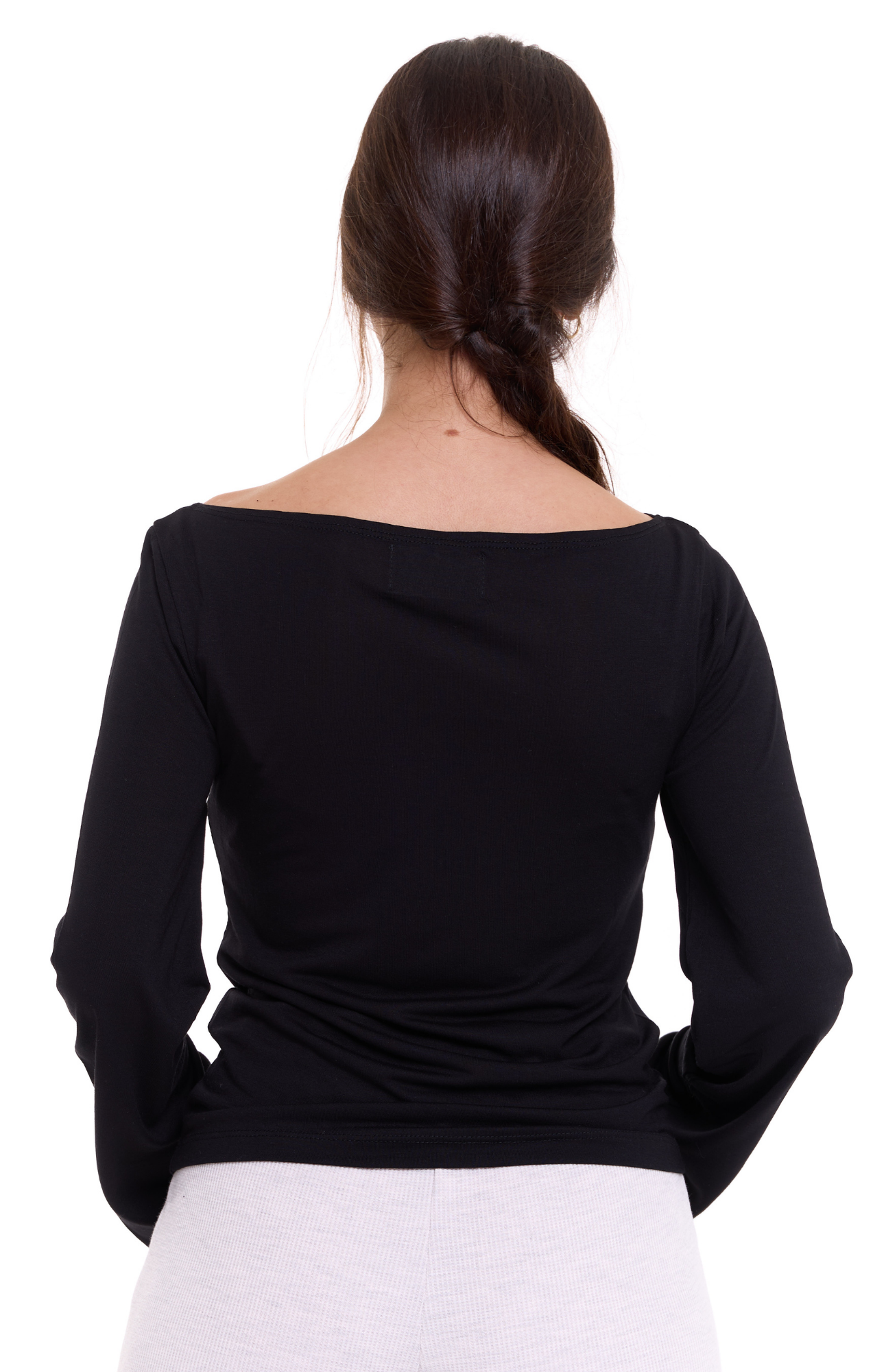 Off shoulder shirt - Black