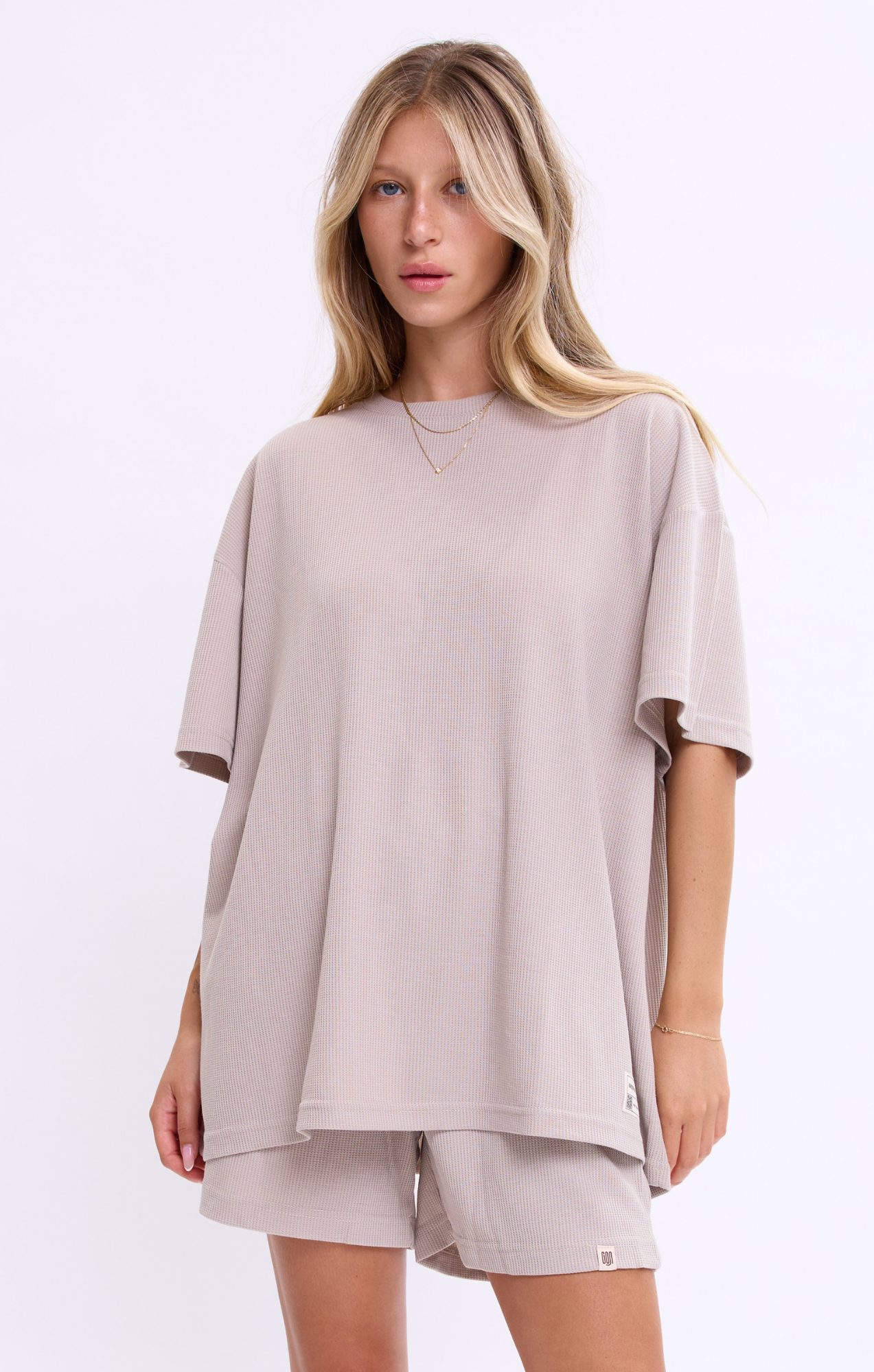 Khaki - Waffle T-Shirt