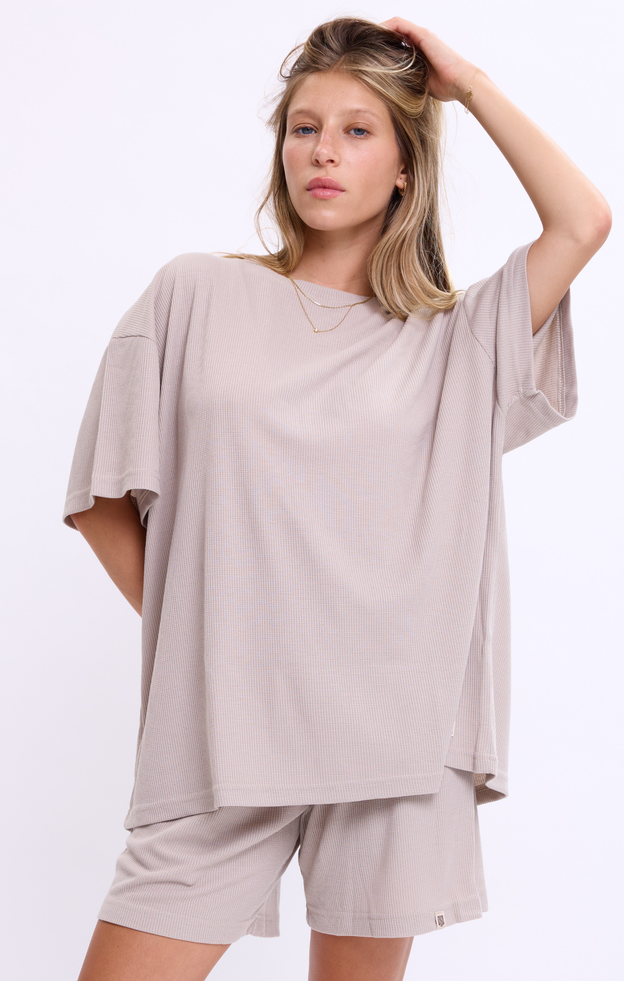 Khaki - Waffle T-Shirt