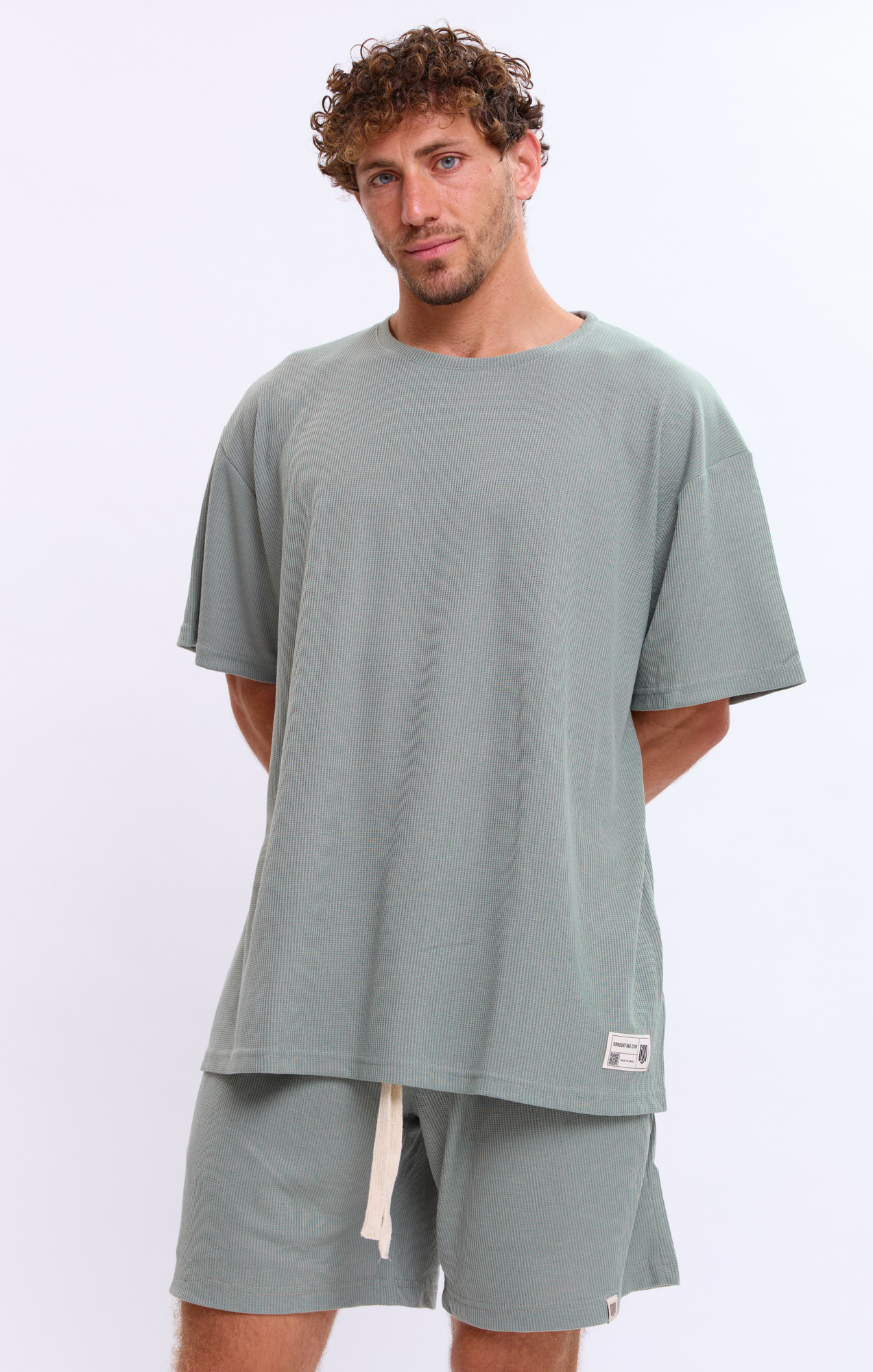 Gray Green - Waffle T-Shirt