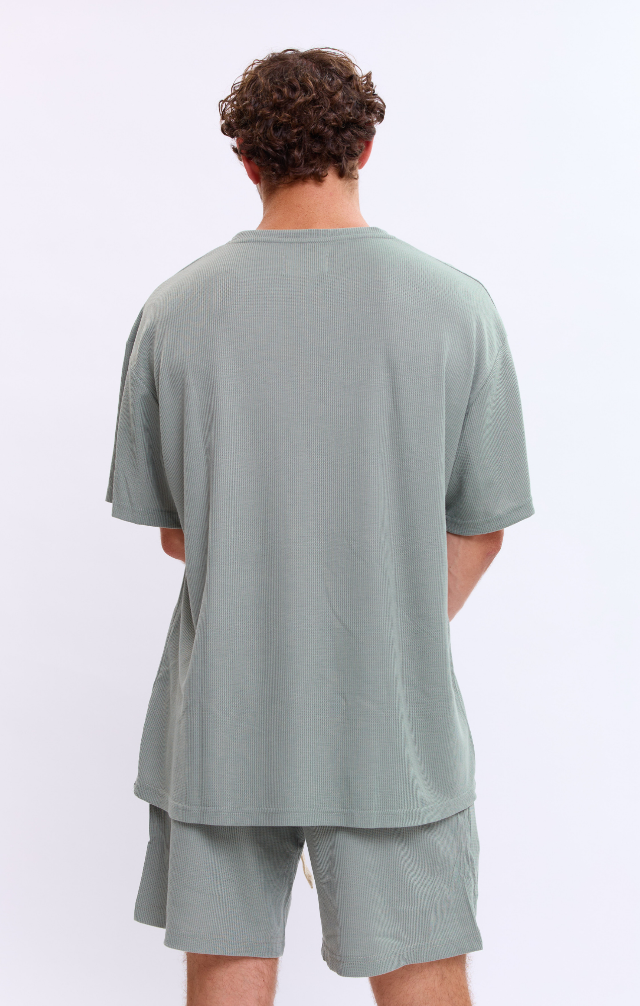 Gray Green - Waffle T-Shirt