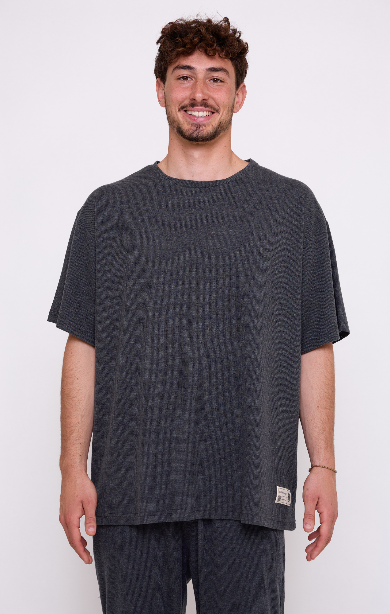 Dark Gray - Waffle T-Shirt