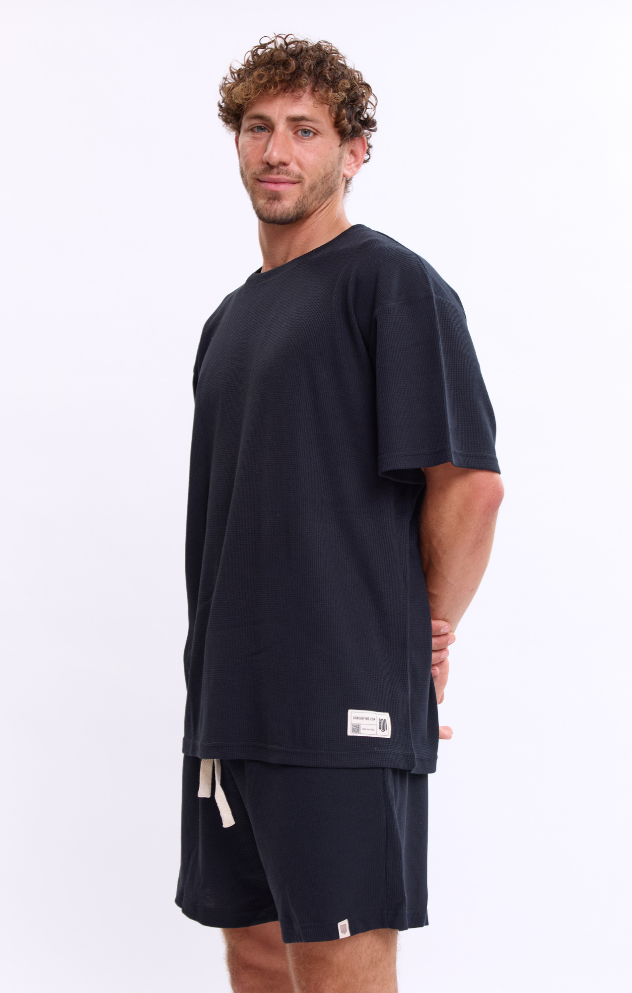 Black - Waffle T-Shirt