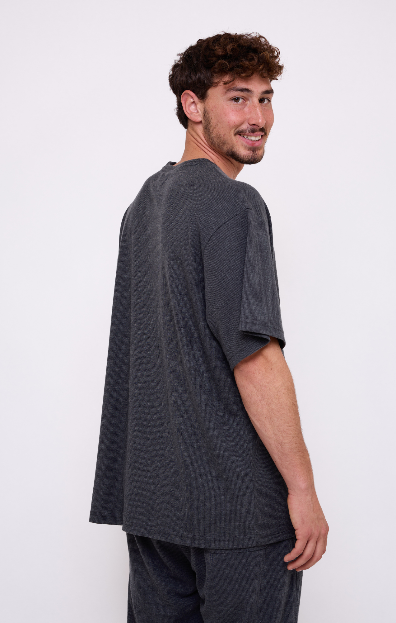 Dark Gray - Waffle T-Shirt