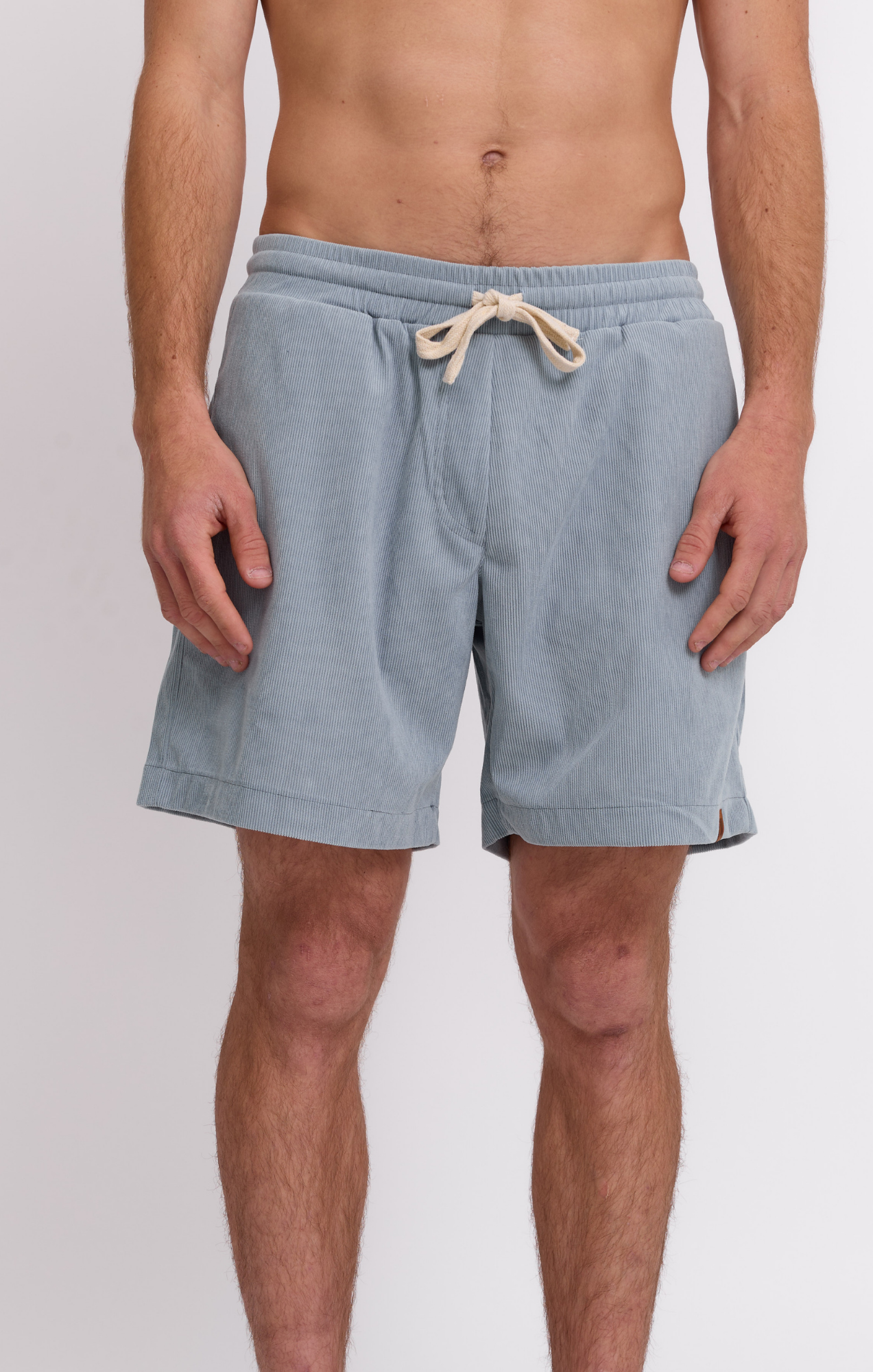 Light Blue - Corduroy Shorts