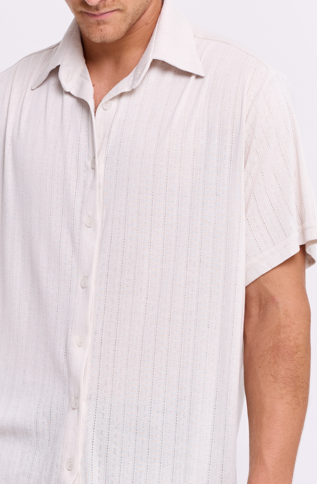 Stone pointill- Buttoned shirt
