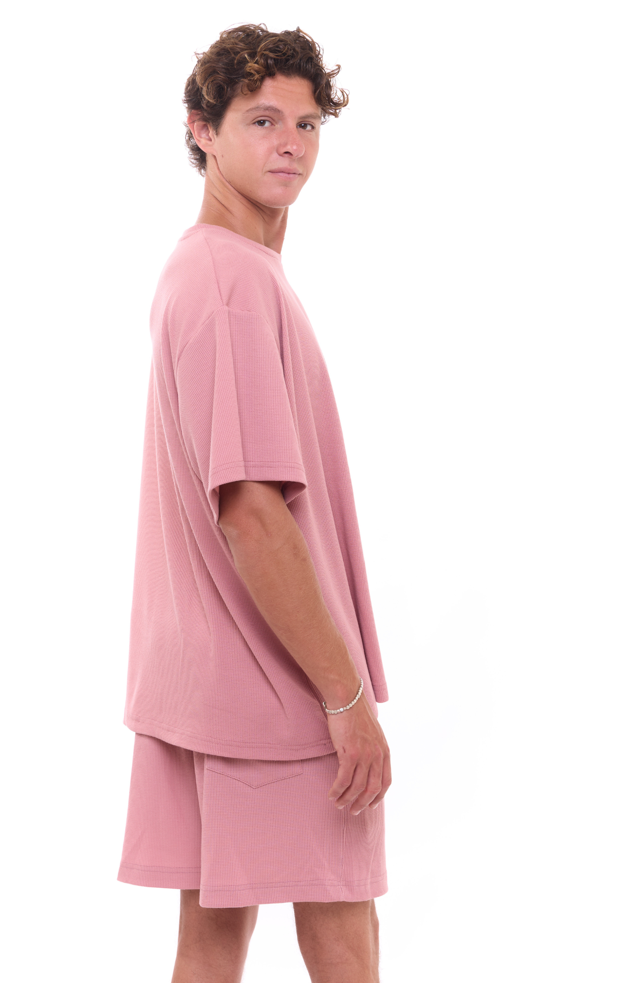 Light Pink - Waffle T-Shirt
