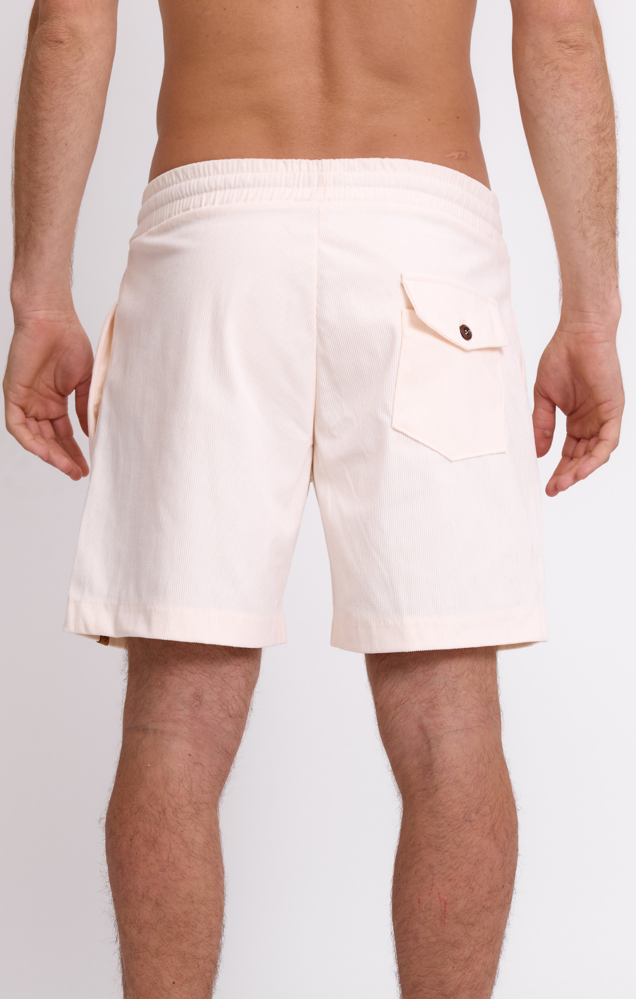 Cream - Corduroy Shorts