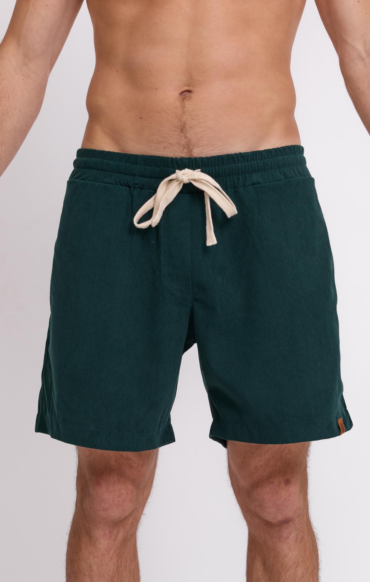 Bottle Green - Corduroy Shorts