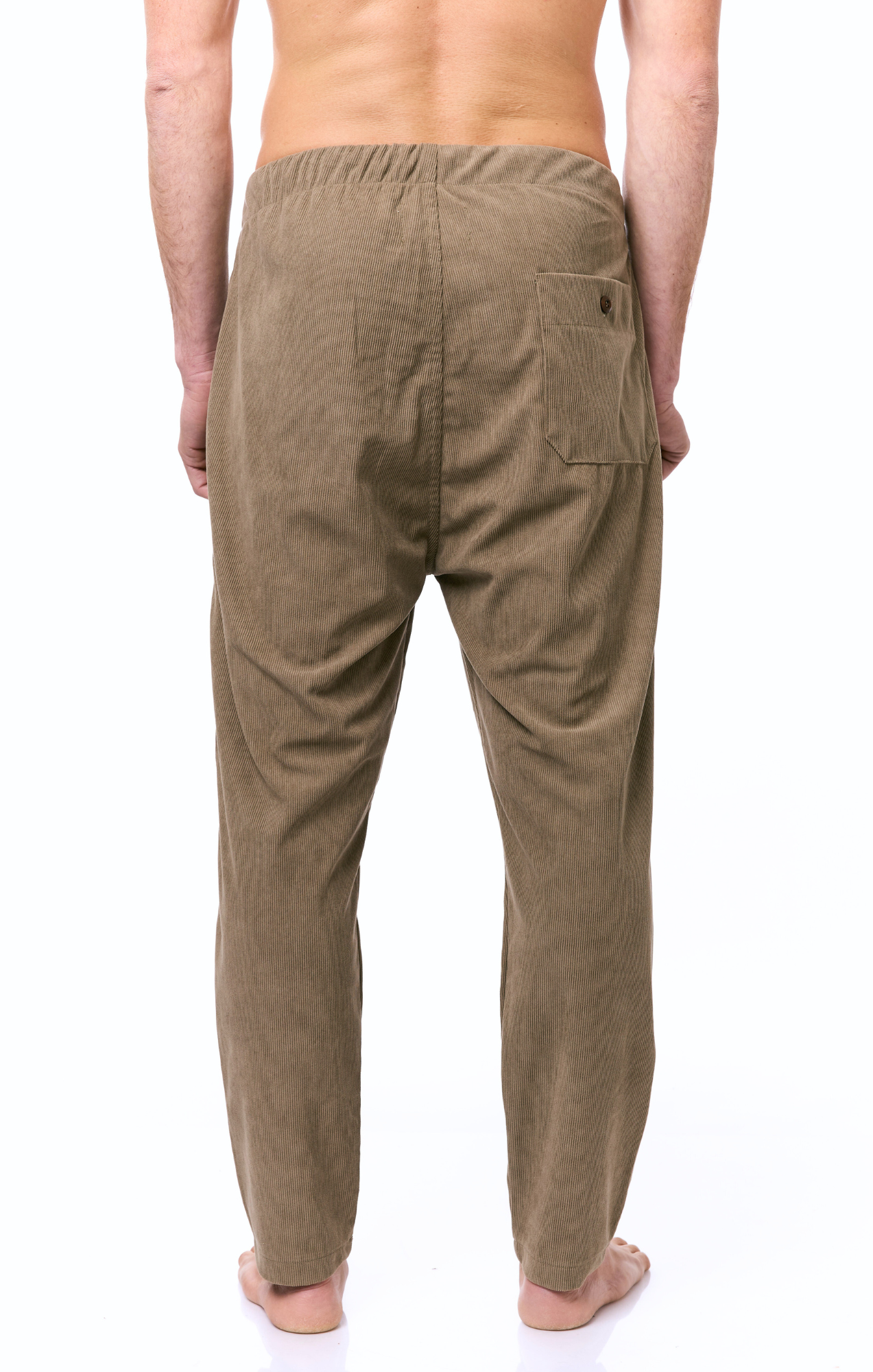 Khaki - Corduroy Long Pants