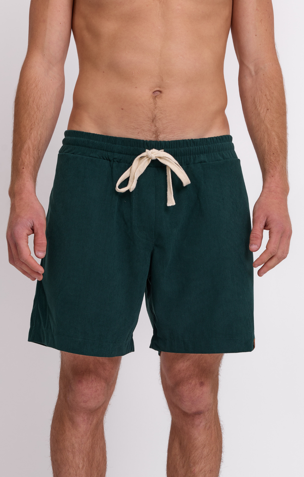 Bottle Green - Corduroy Shorts