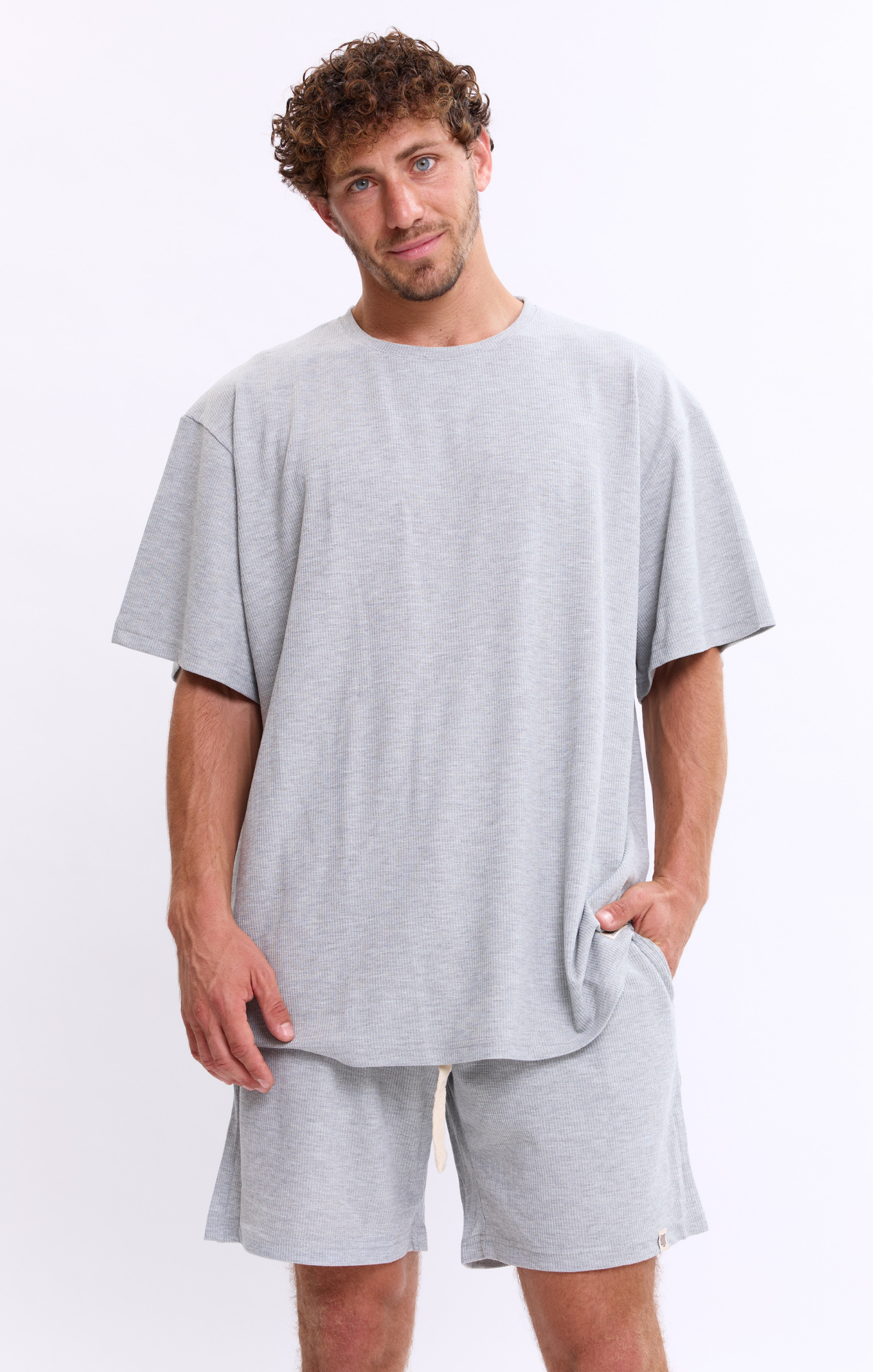 Gray - Waffle T-Shirt