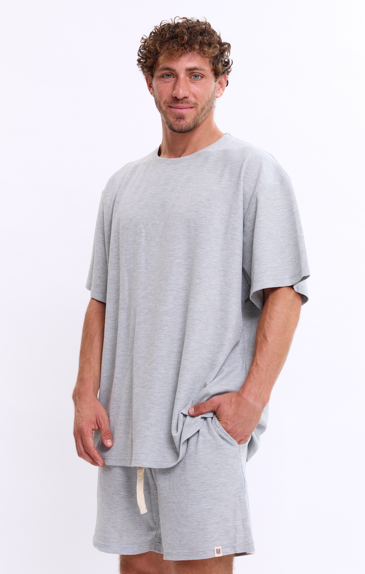 Gray - Waffle T-Shirt