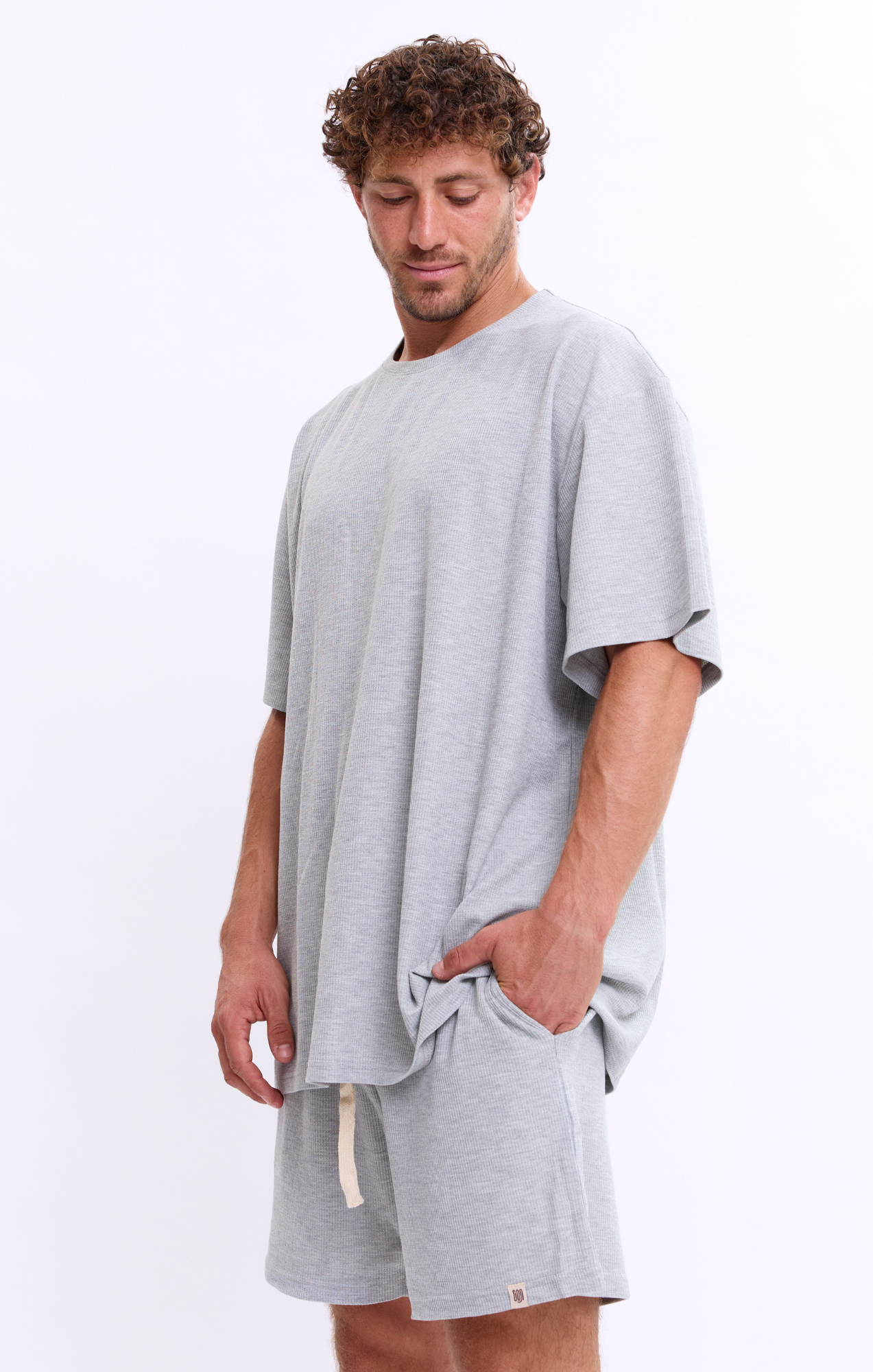 Gray - Waffle T-Shirt