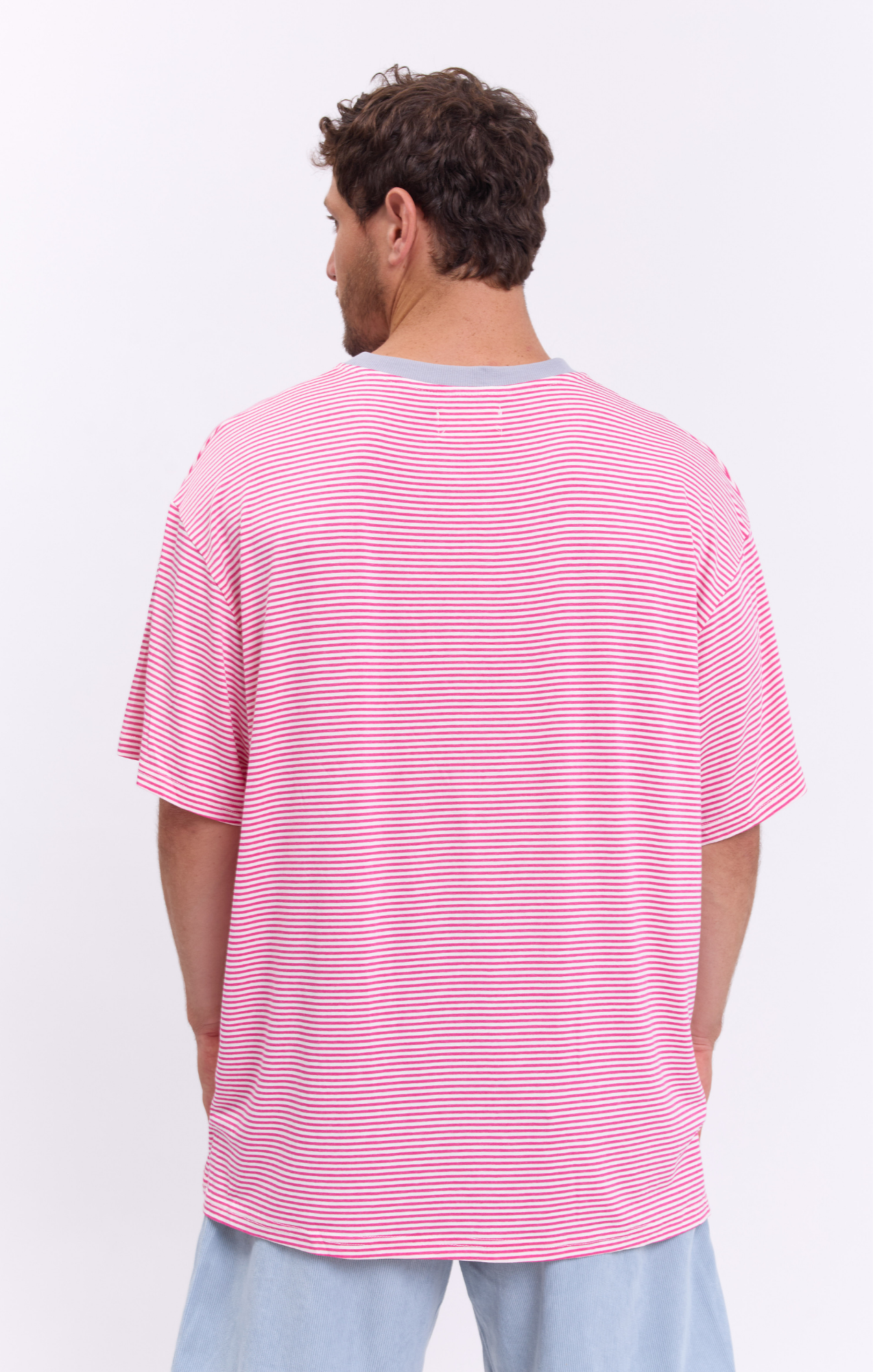 Pink Stripes - Oversize T-Shirt