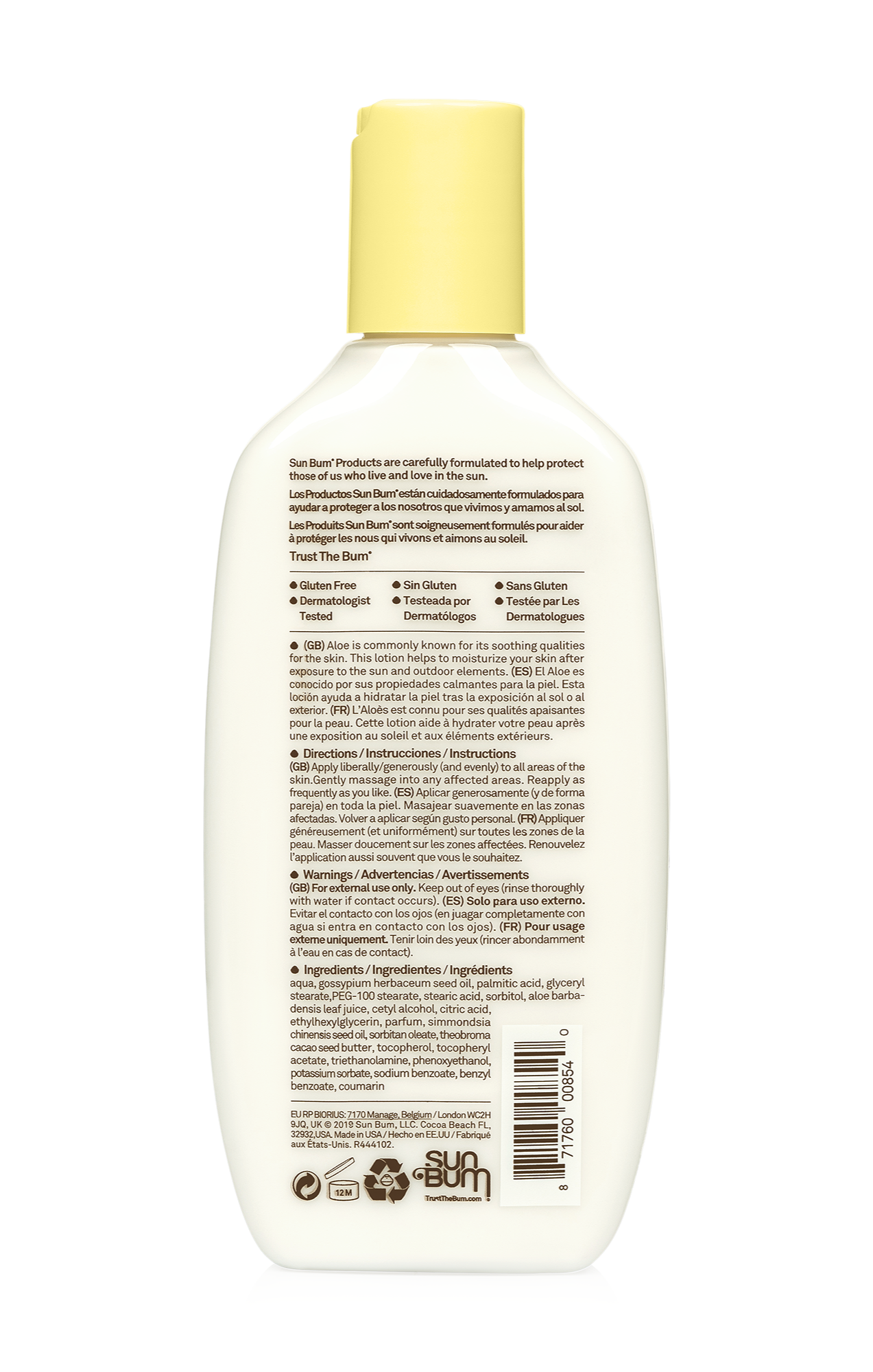 SUN BUM Cool Down After Sun Lotion 237 ml