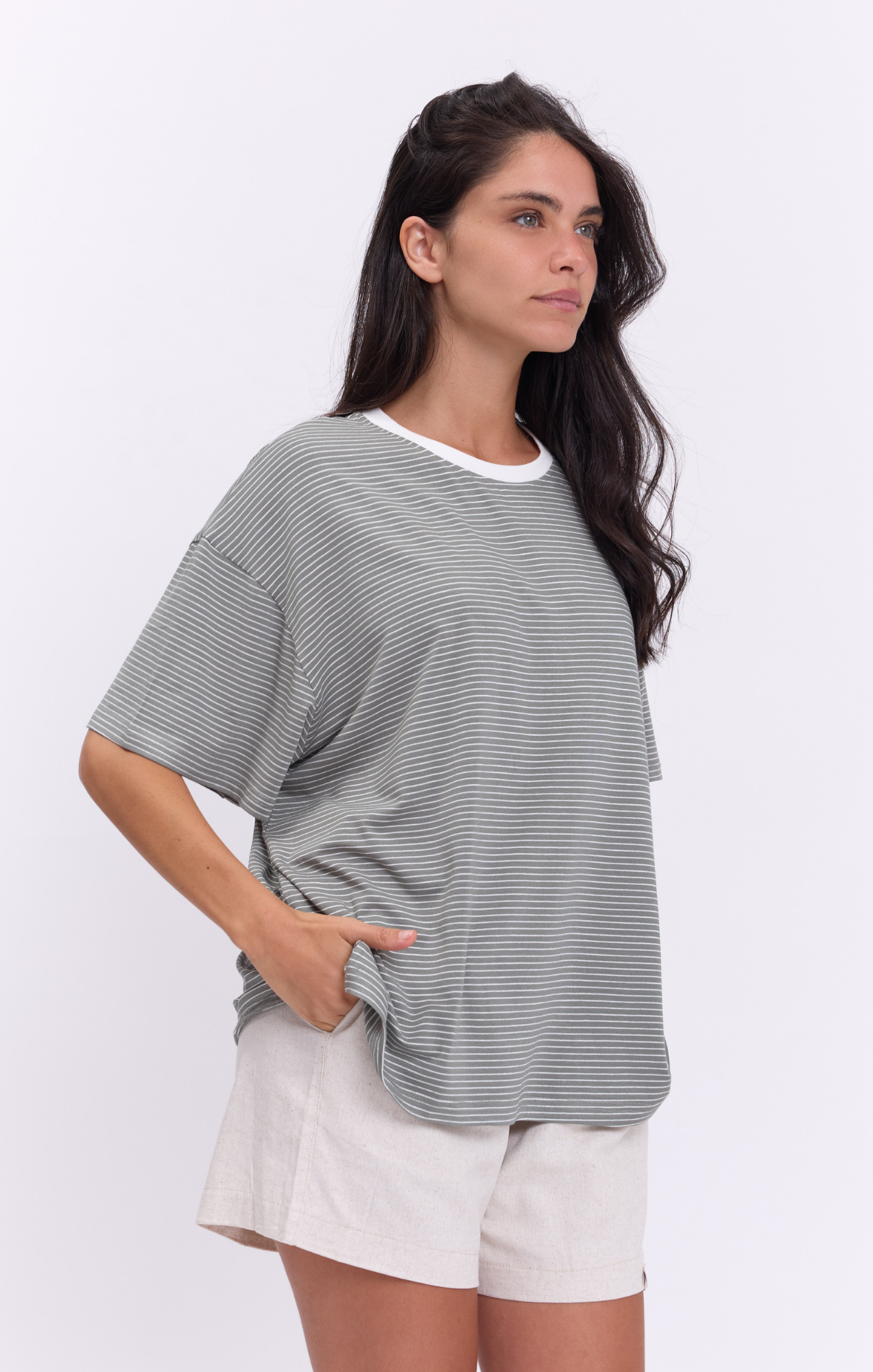 Green Stripes T-Shirt