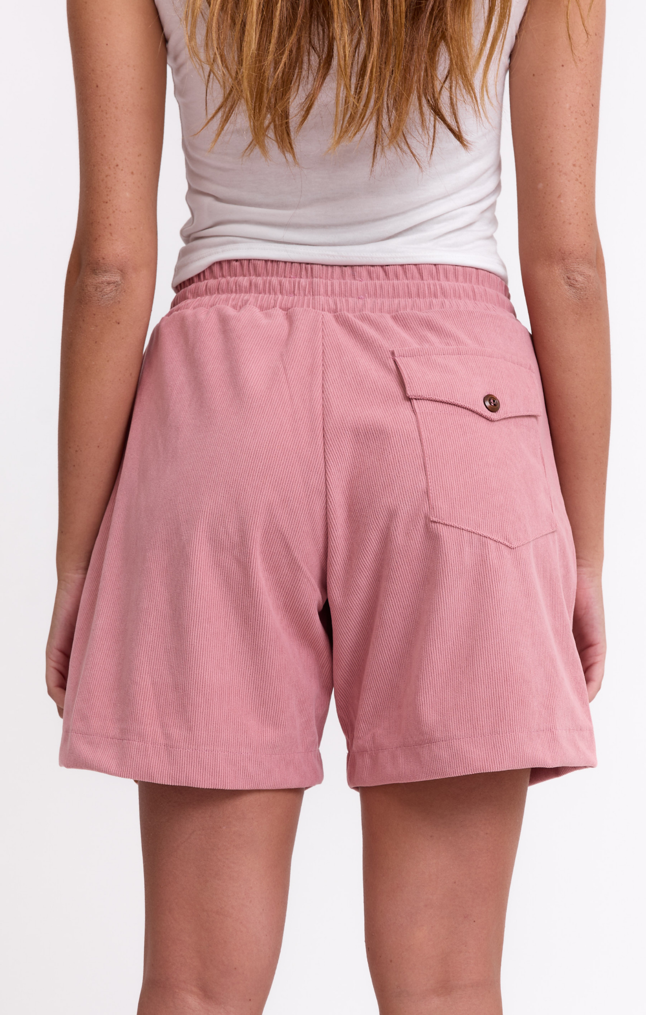 Pink - Corduroy Shorts