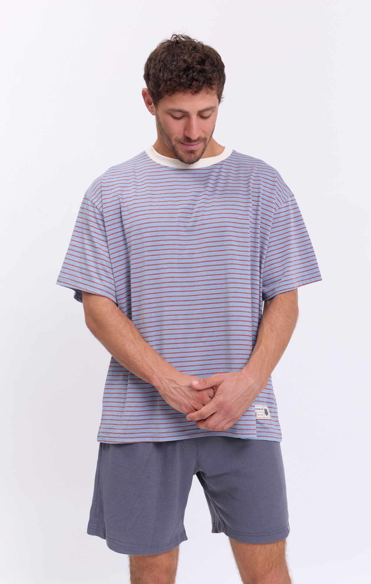 Mix Blue Stripes - Oversize T-Shirt
