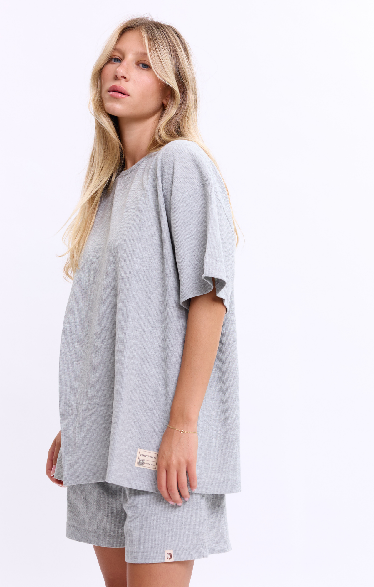 Gray - Waffle T-Shirt