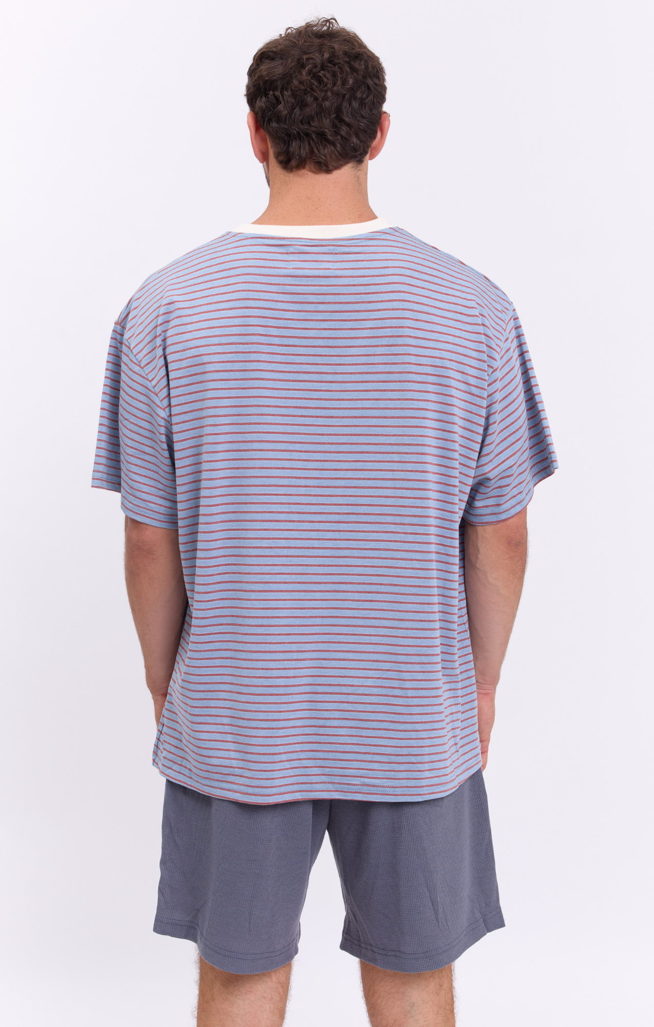 Mix Blue Stripes - Oversize T-Shirt