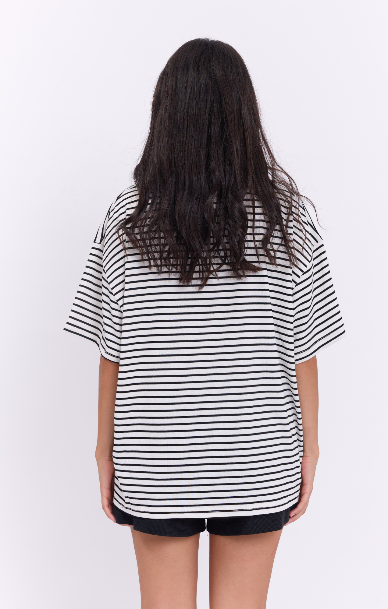 White & Black Stripes T-Shirt