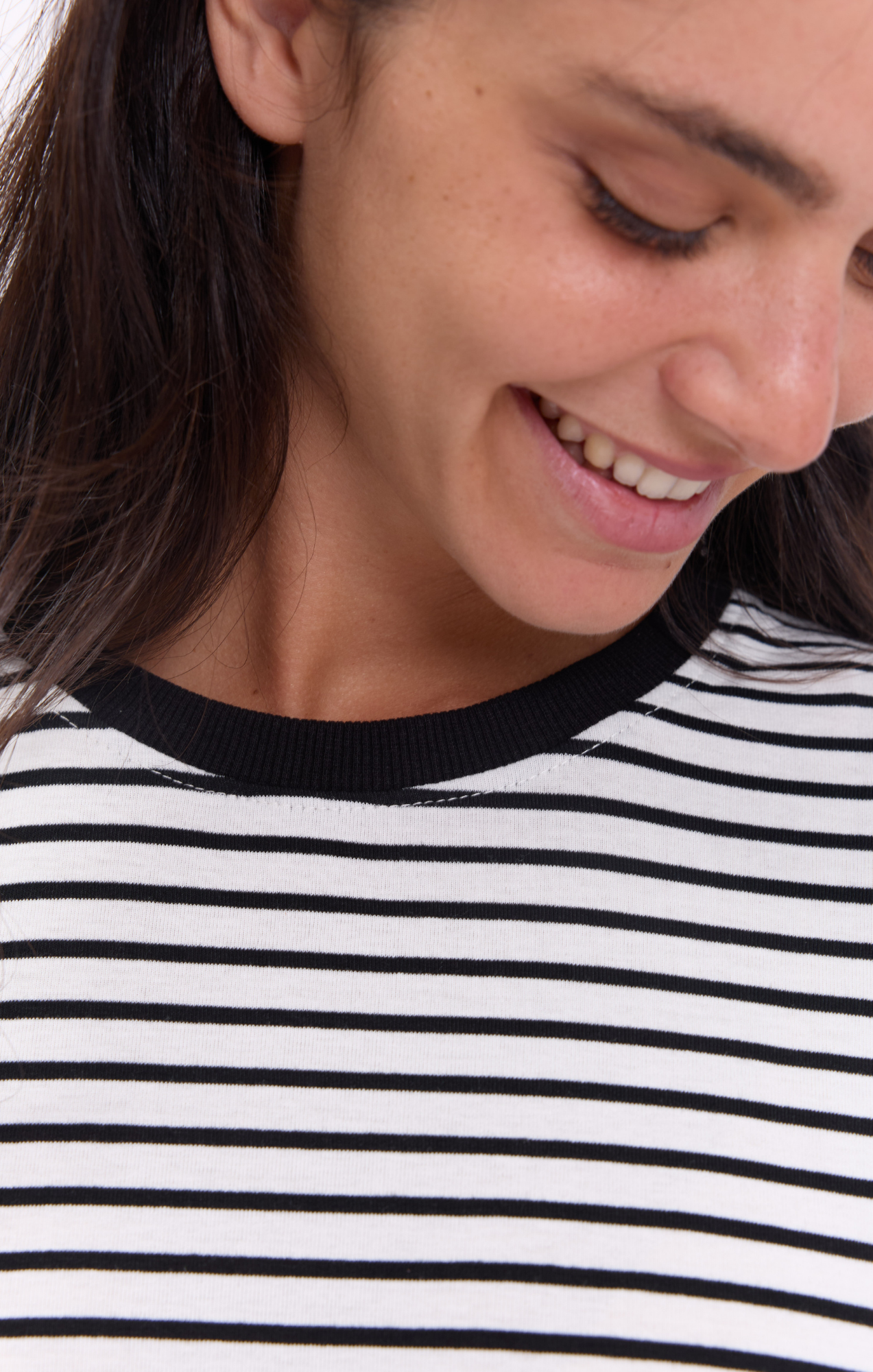 White & Black Stripes T-Shirt