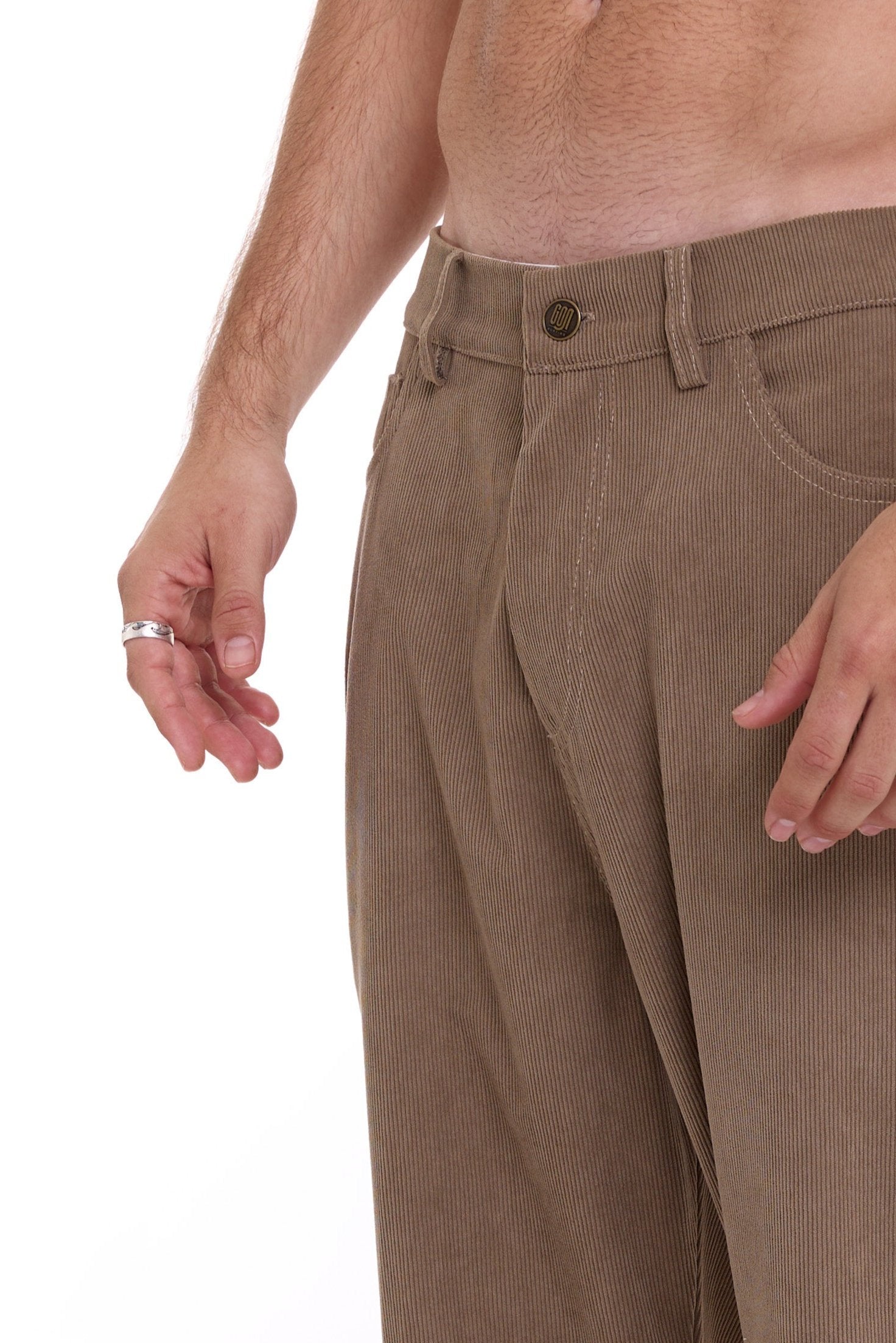 Baggy - corduroy long pants
