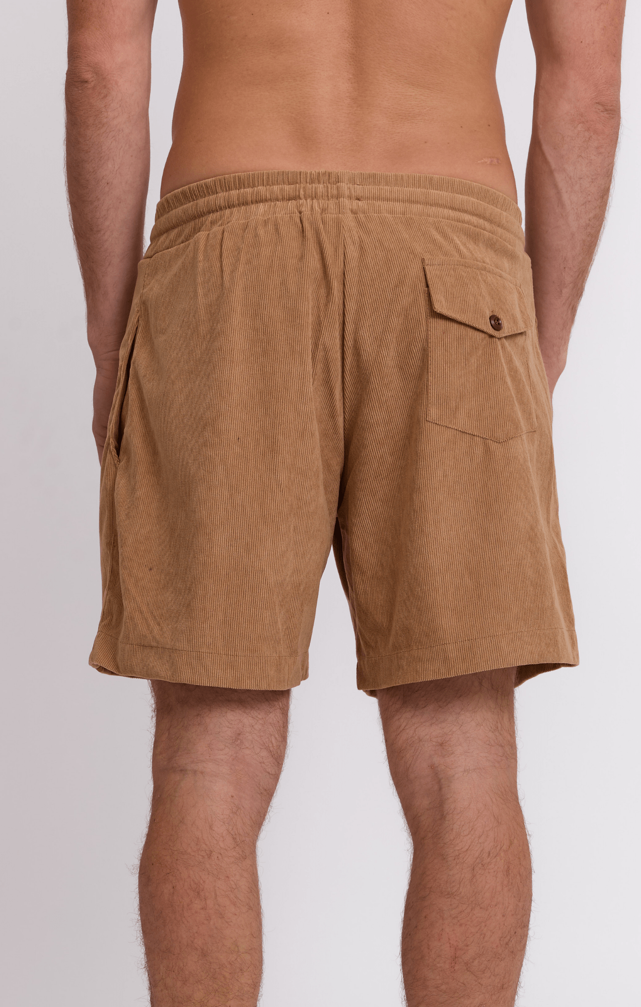 Beige - Corduroy Shorts - GONSURFING