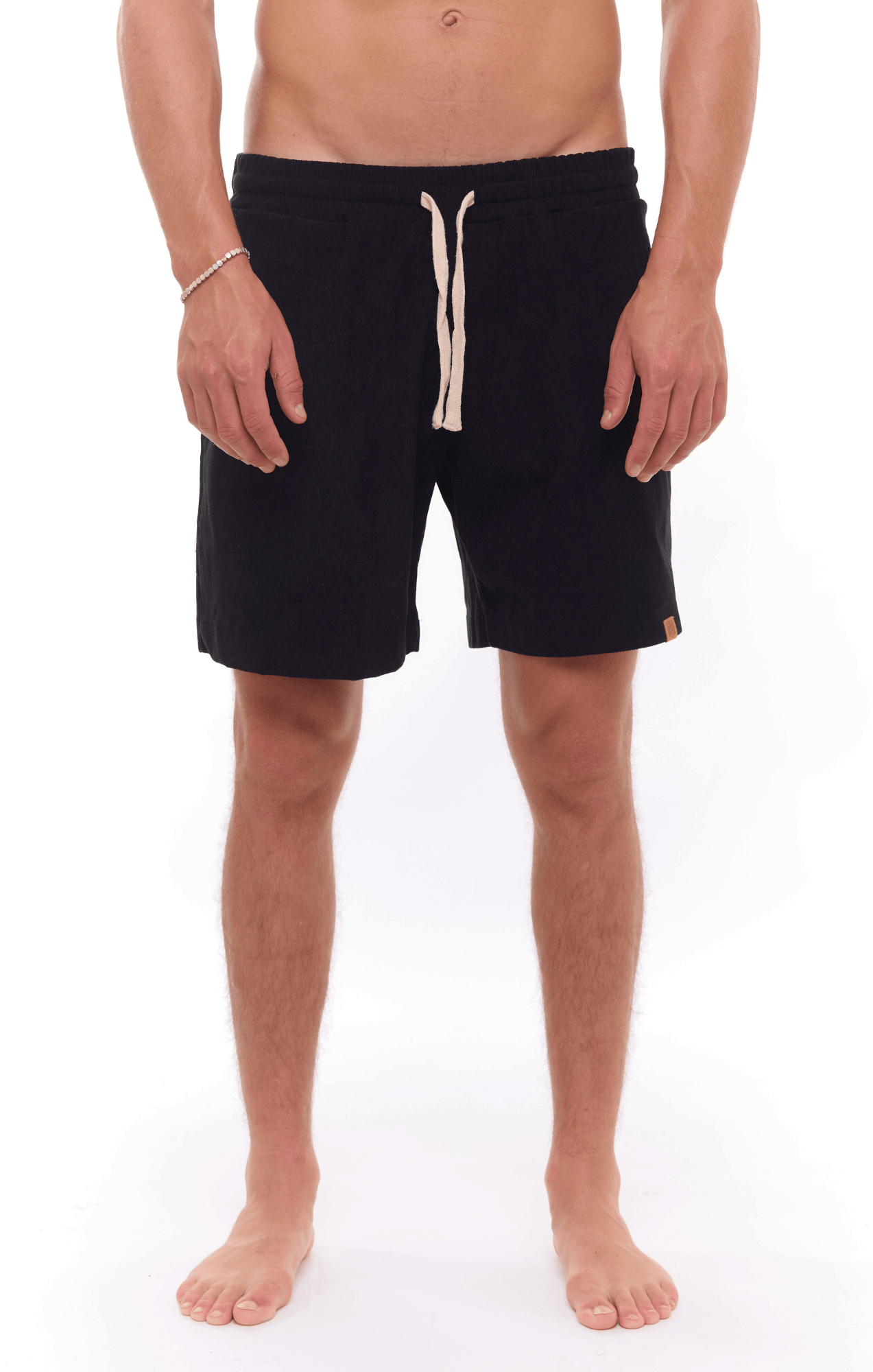 Black - Corduroy Shorts - GONSURFING