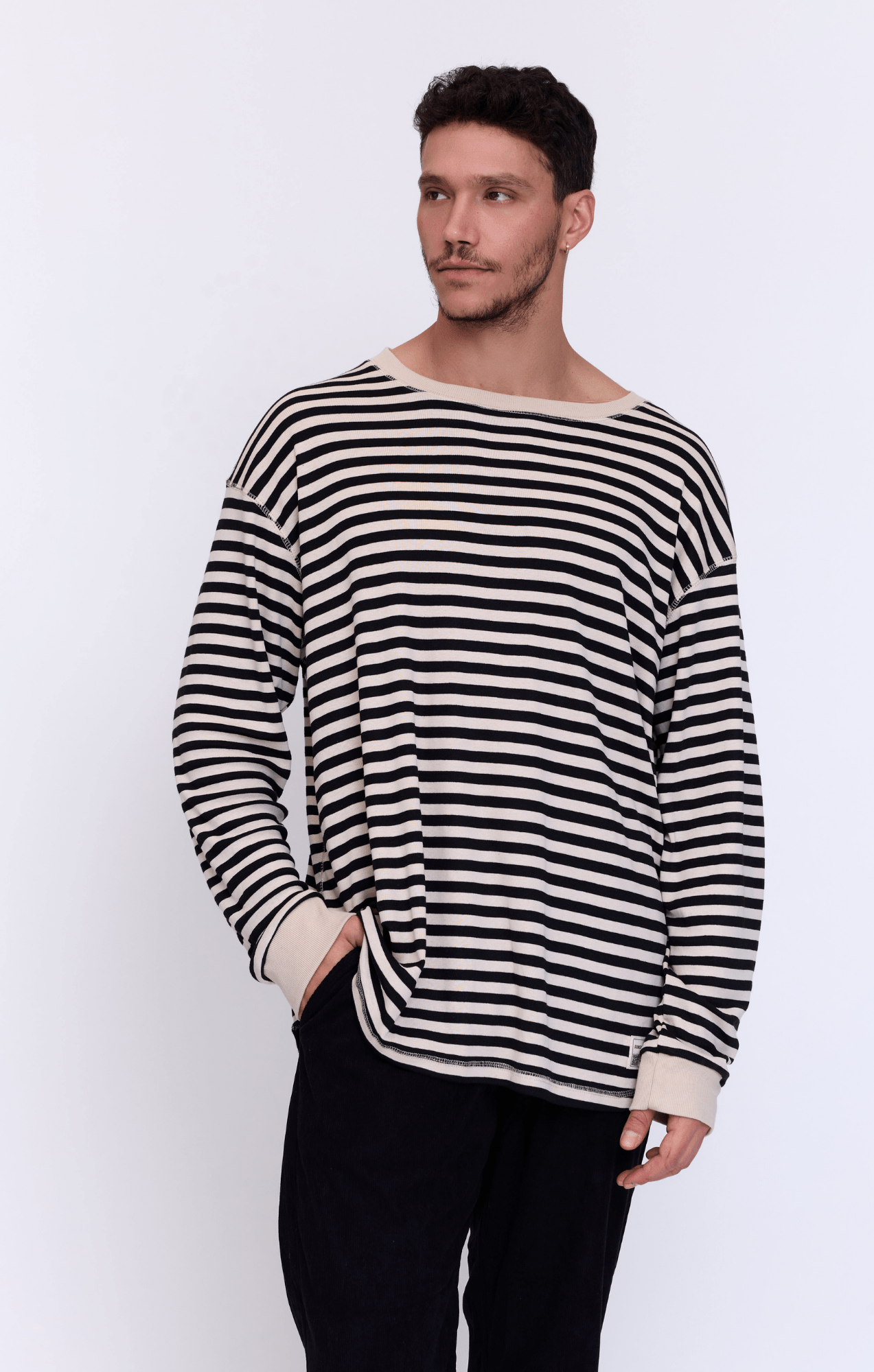 Black Stripes - Long Shirt - GONSURFING