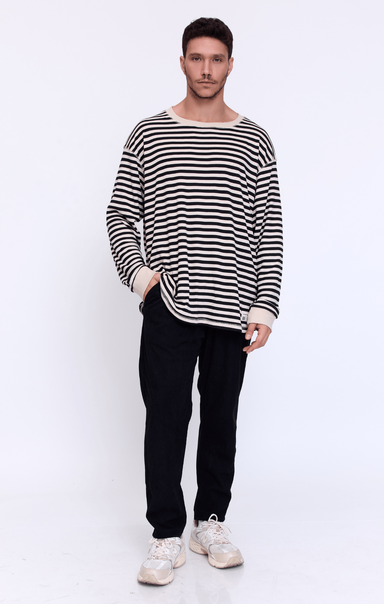Black Stripes - Long Shirt - GONSURFING
