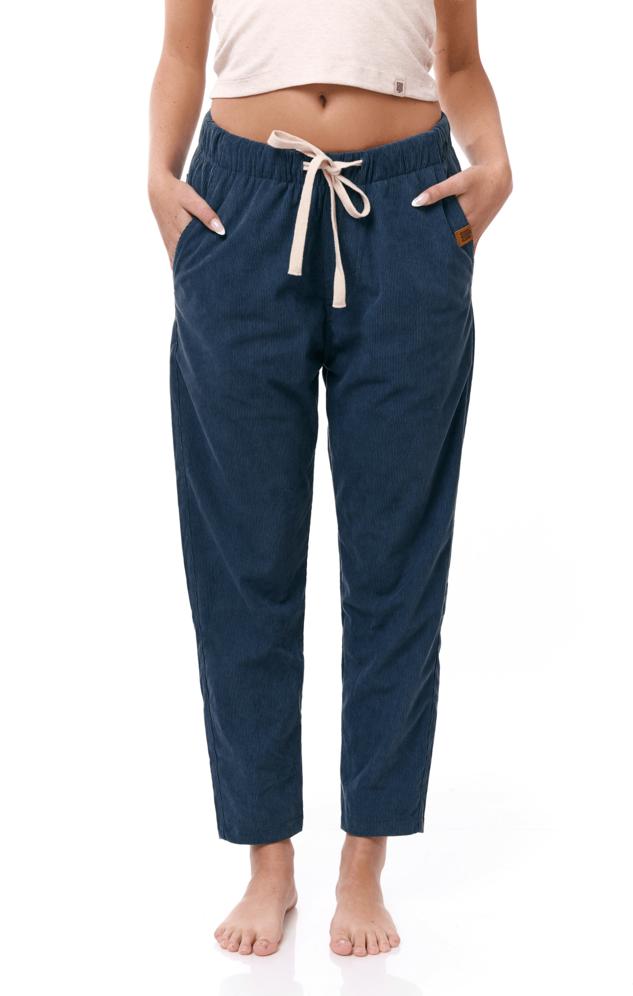 Blue - Corduroy Long Pants - GONSURFING