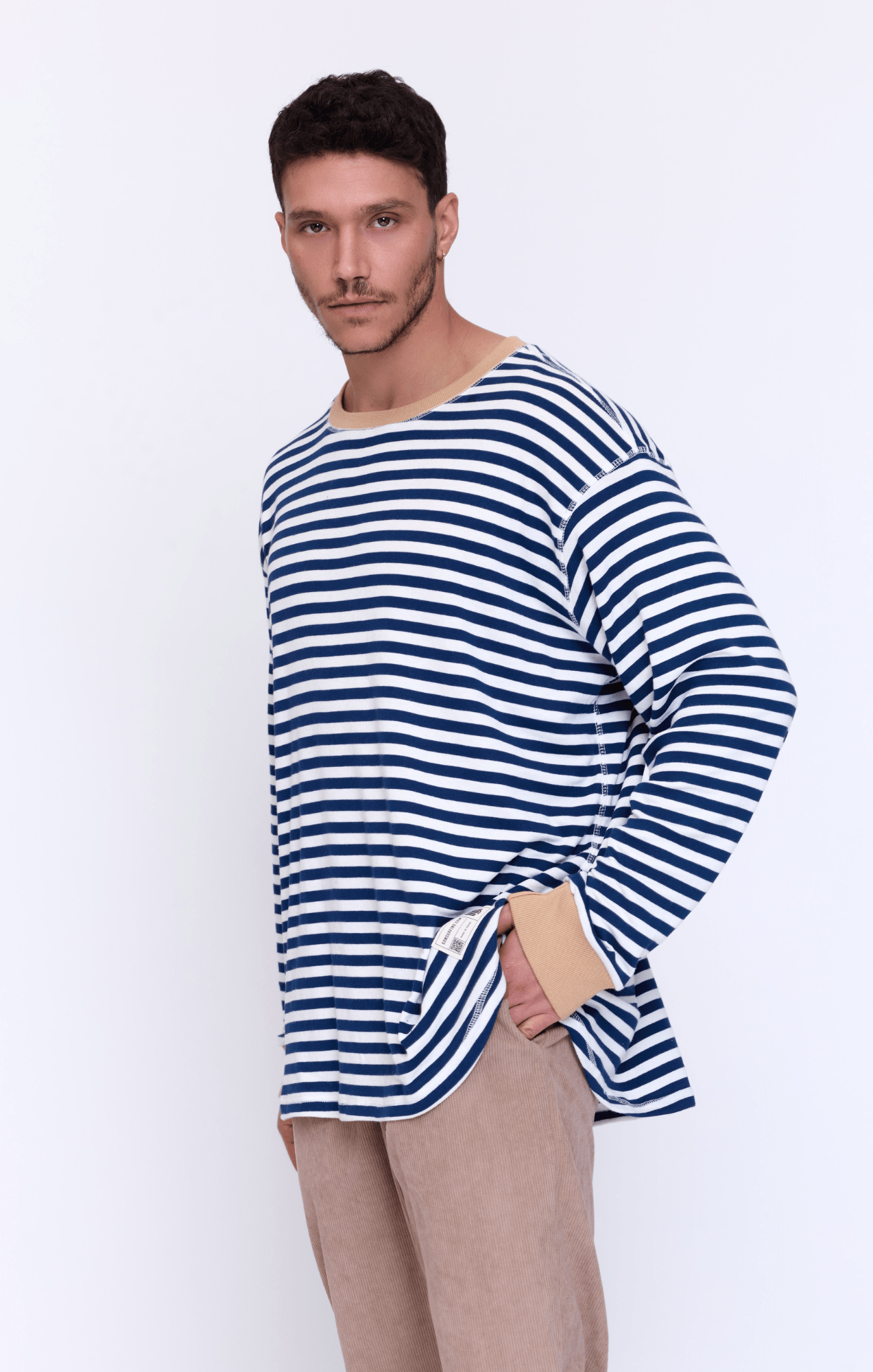 Blue Stripes - Long Shirt - GONSURFING
