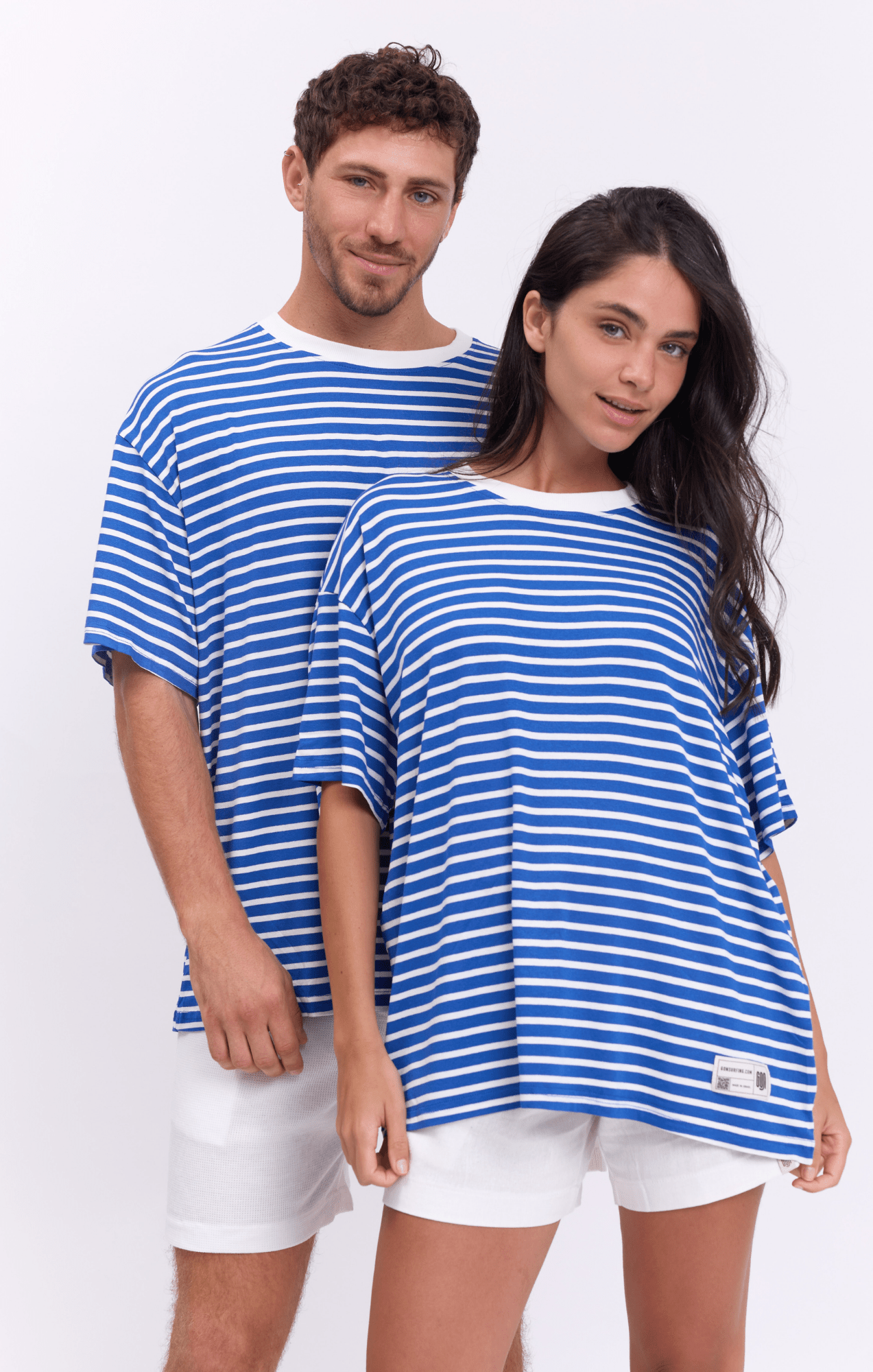 Blue Stripes - Oversize T-Shirt - GONSURFING