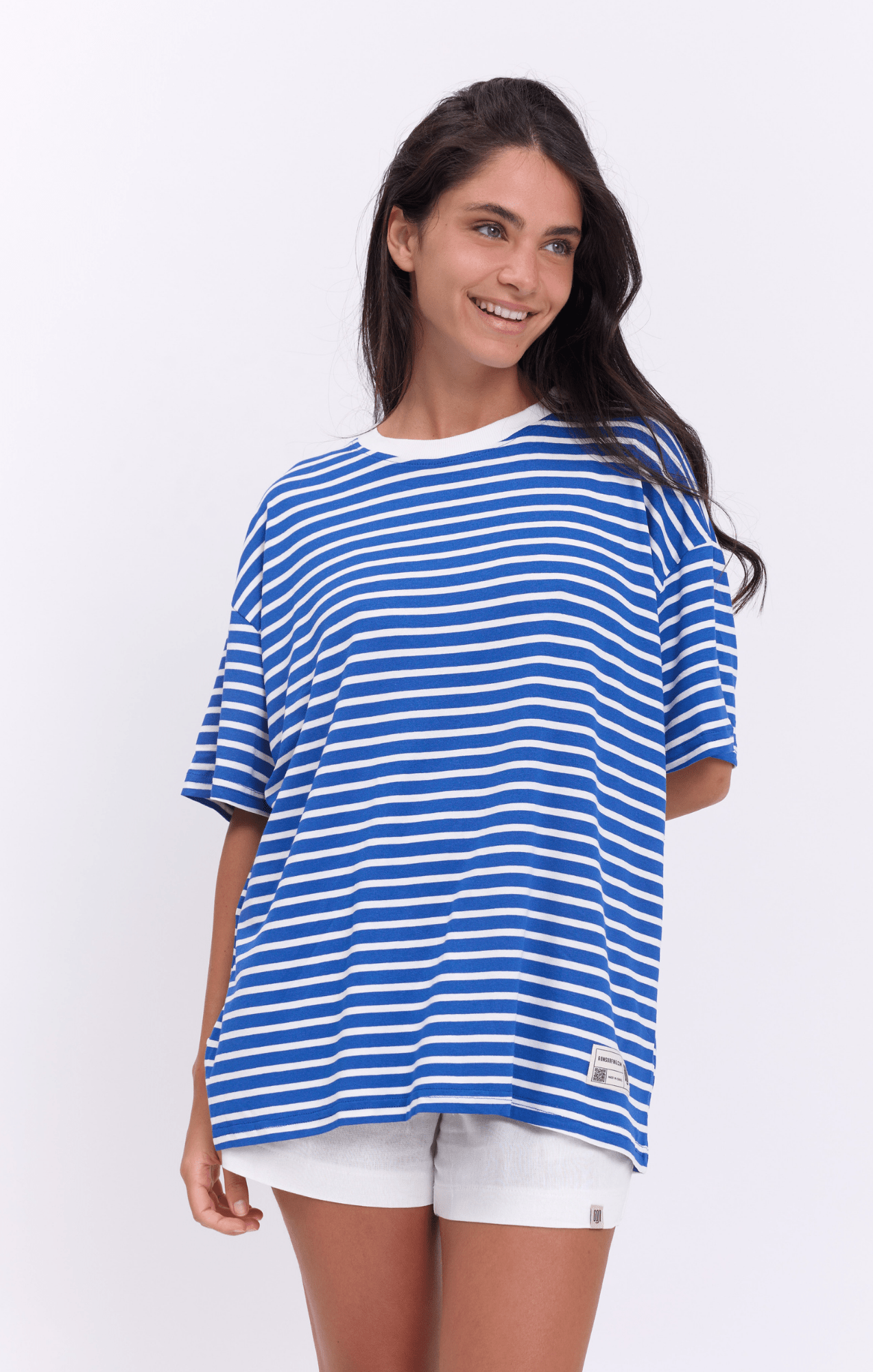 Blue Stripes - Oversize T-Shirt - GONSURFING