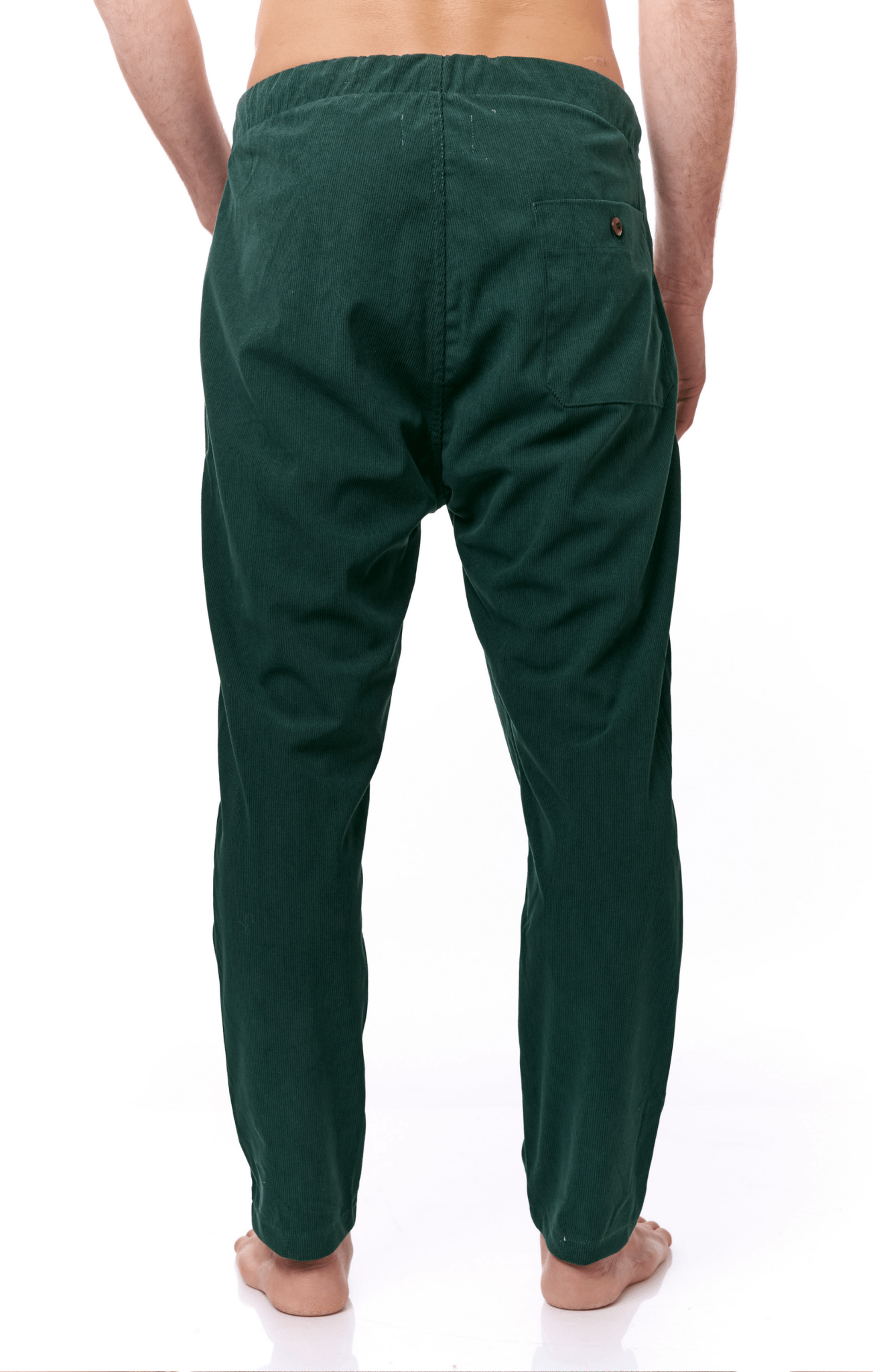 Bottle Green - Corduroy Long Pants - GONSURFING