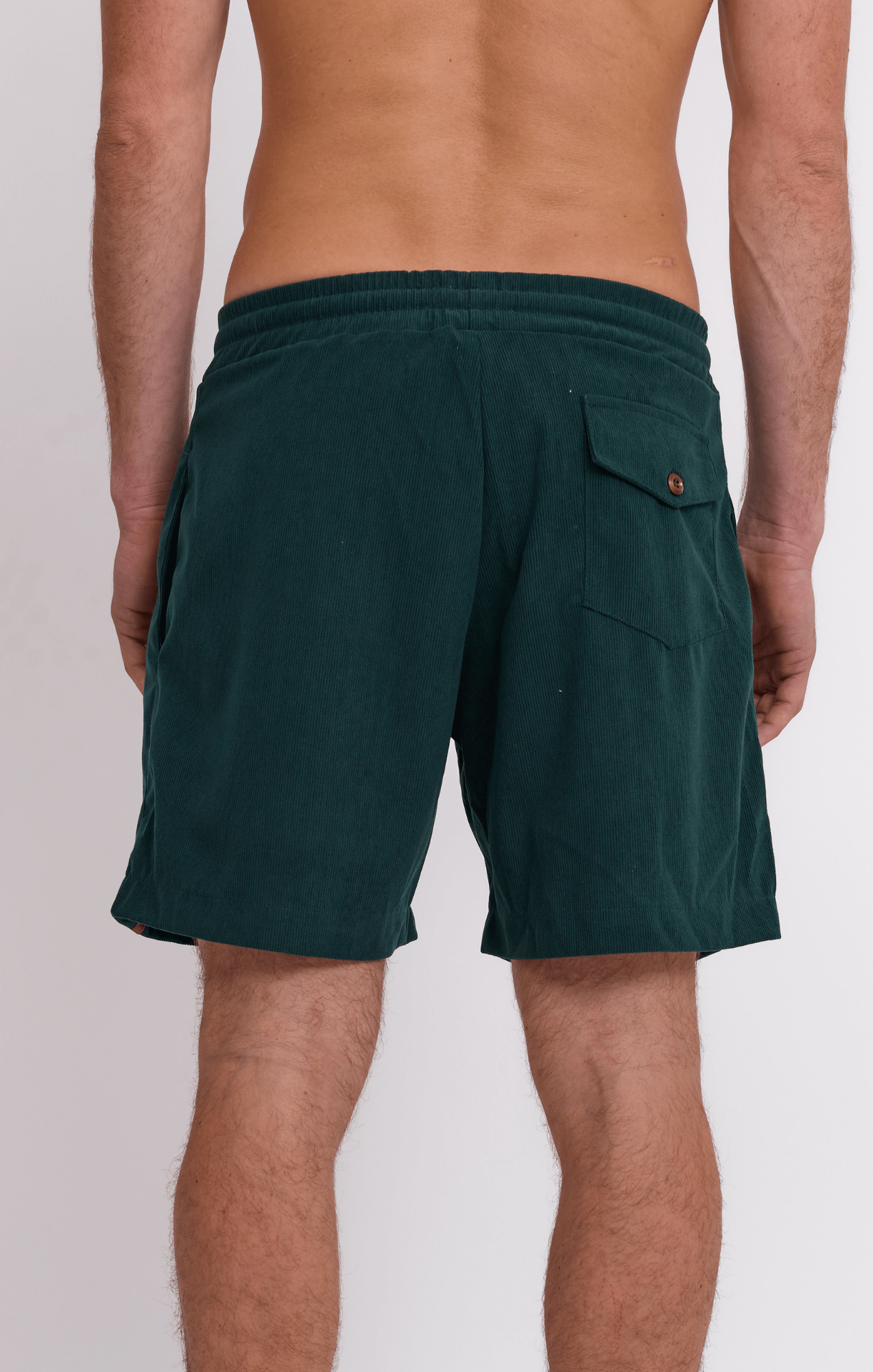Bottle Green - Corduroy Shorts - GONSURFING