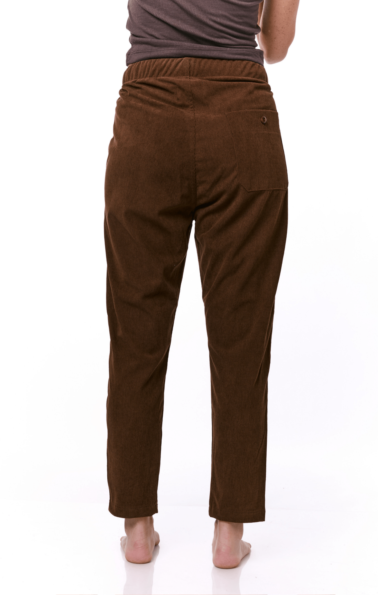 Brown - Corduroy Long Pants - GONSURFING